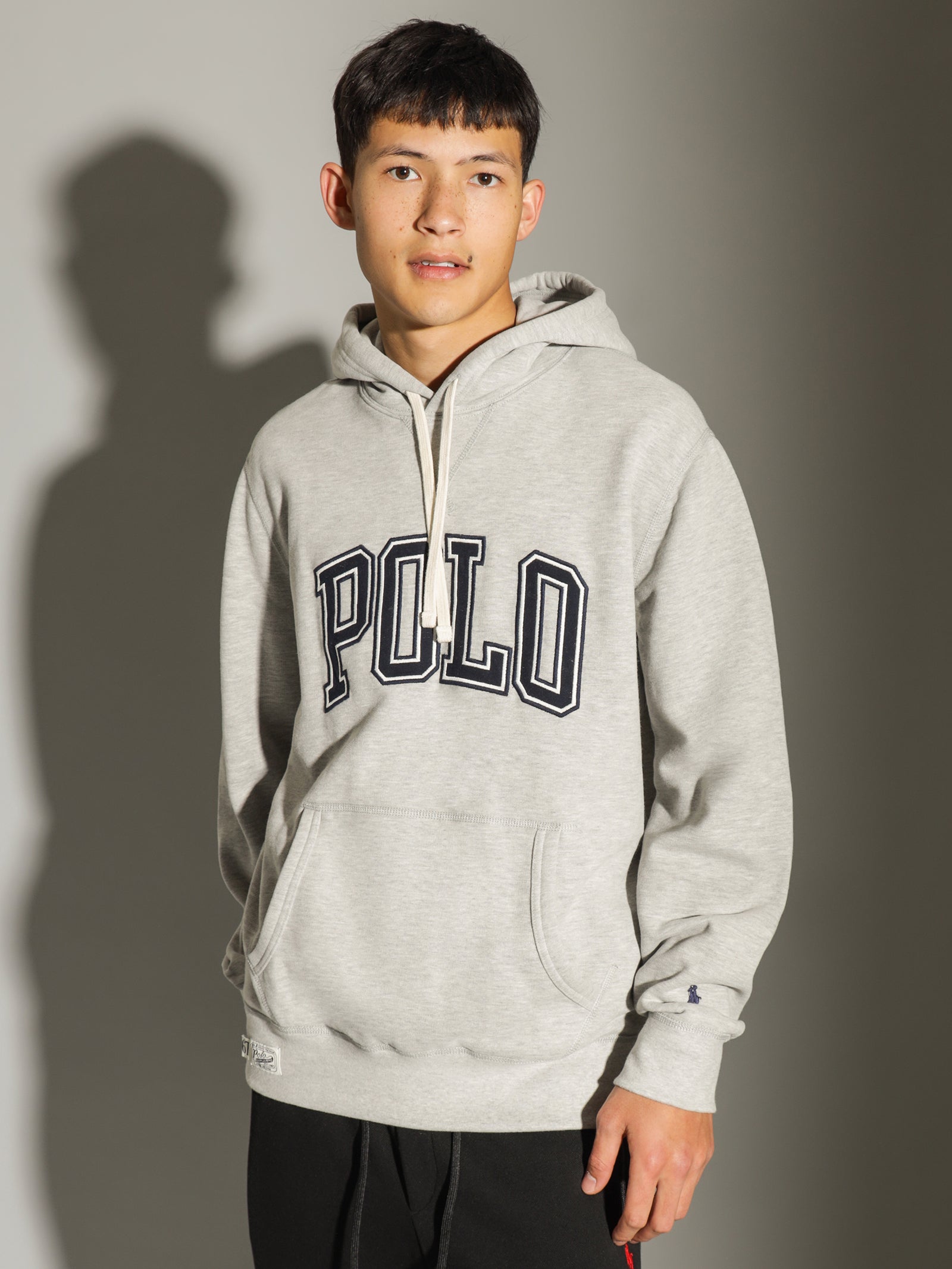 RL Applique Hooded Fleece