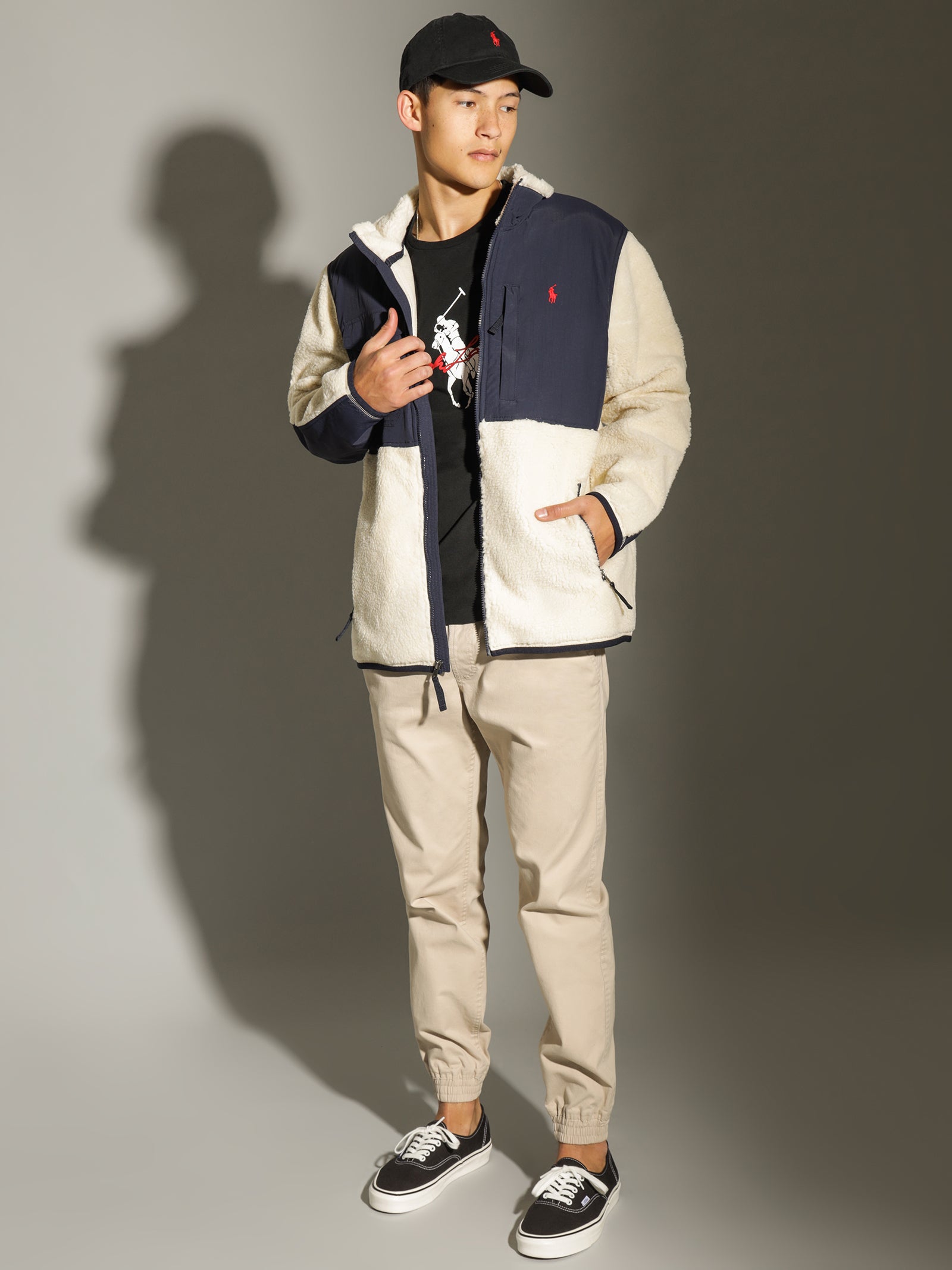 Polo Faux Shearling Jacket