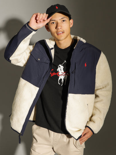 Polo Faux Shearling Jacket