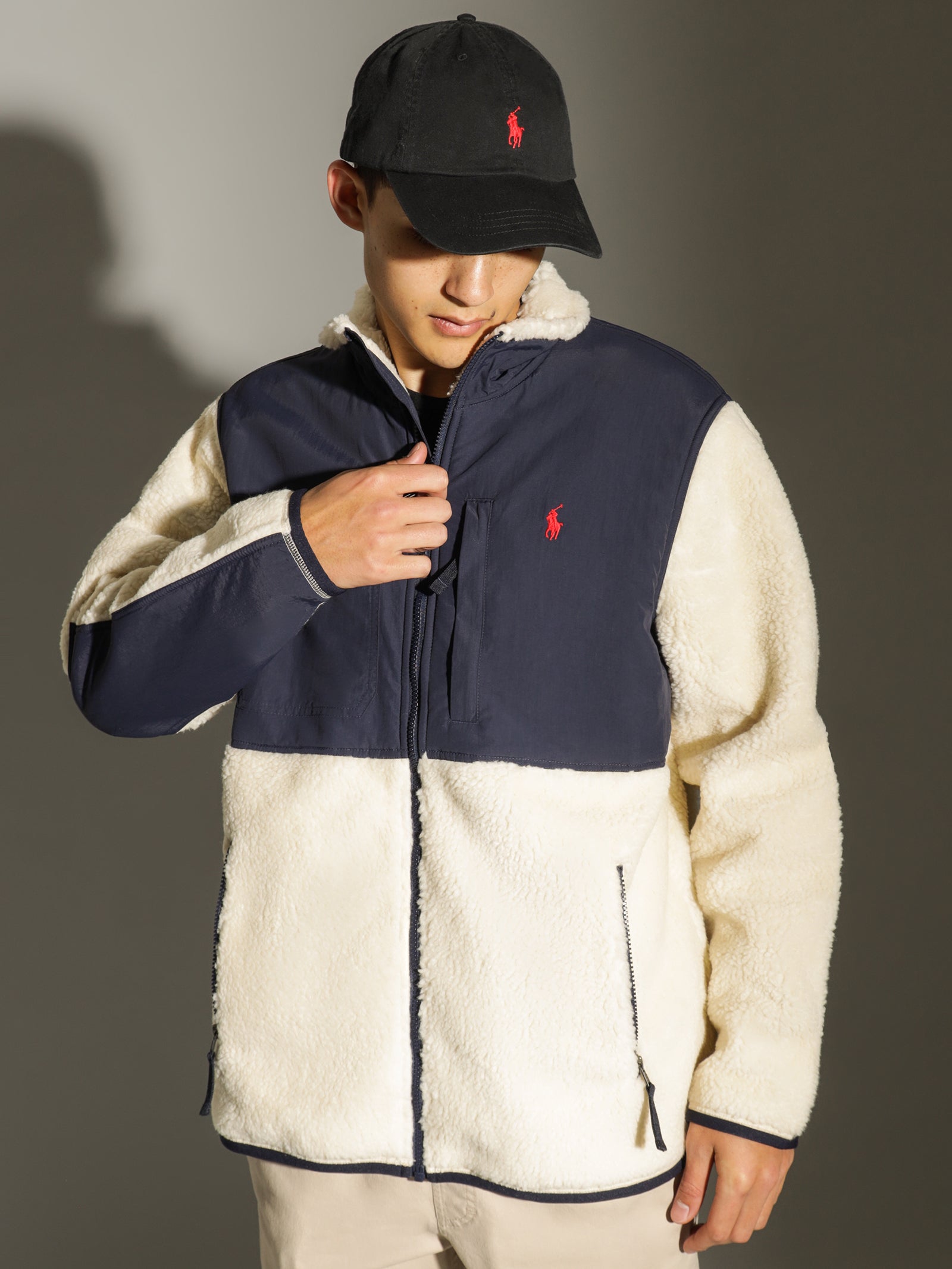 Polo Faux Shearling Jacket