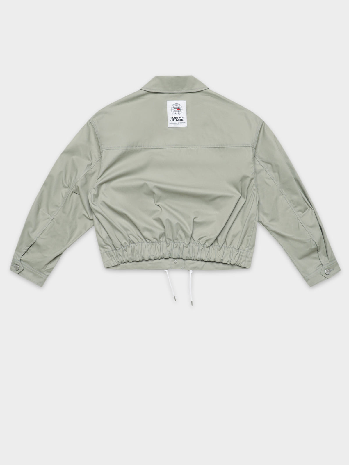 Logo Embroidery Surplus Jacket in Faded Willow Green