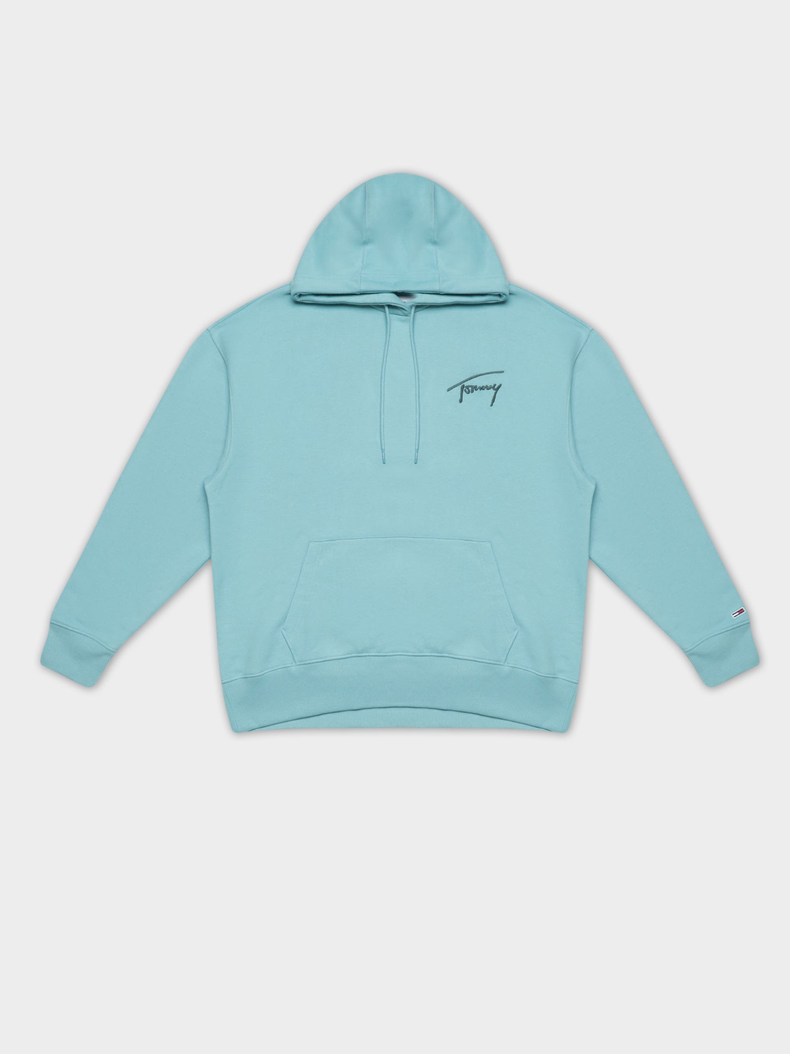 Signature Logo Relaxed Fit Hoodie