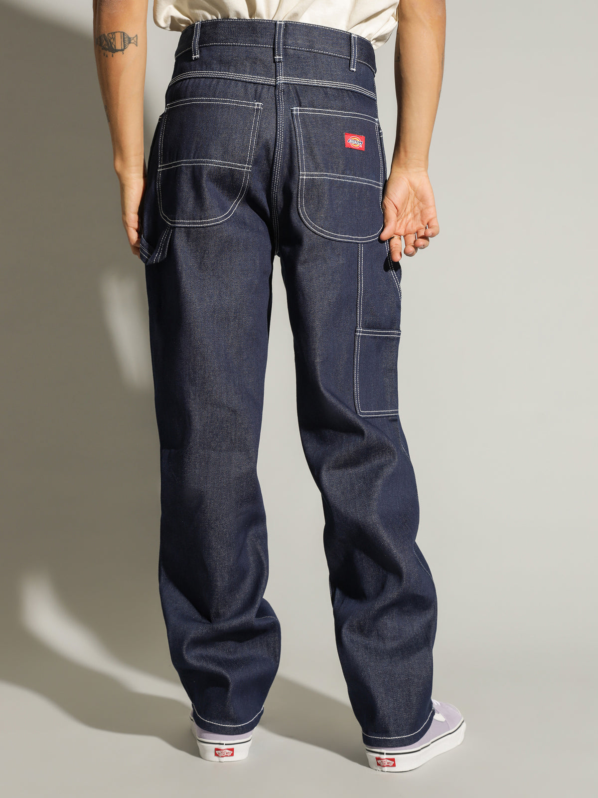 Straight Fit Carpenter Jeans in Indigo