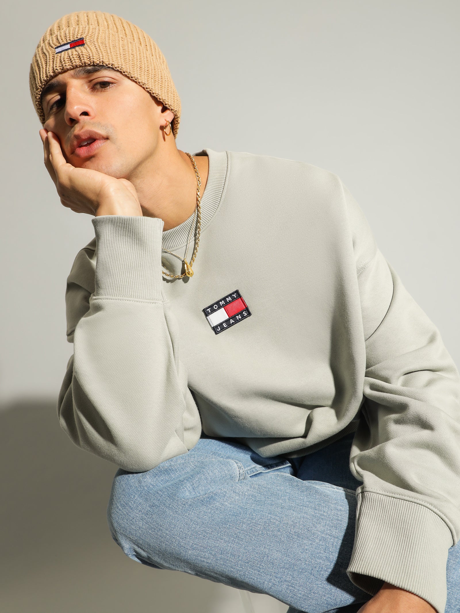 Badge Fleece Sweatshirt
