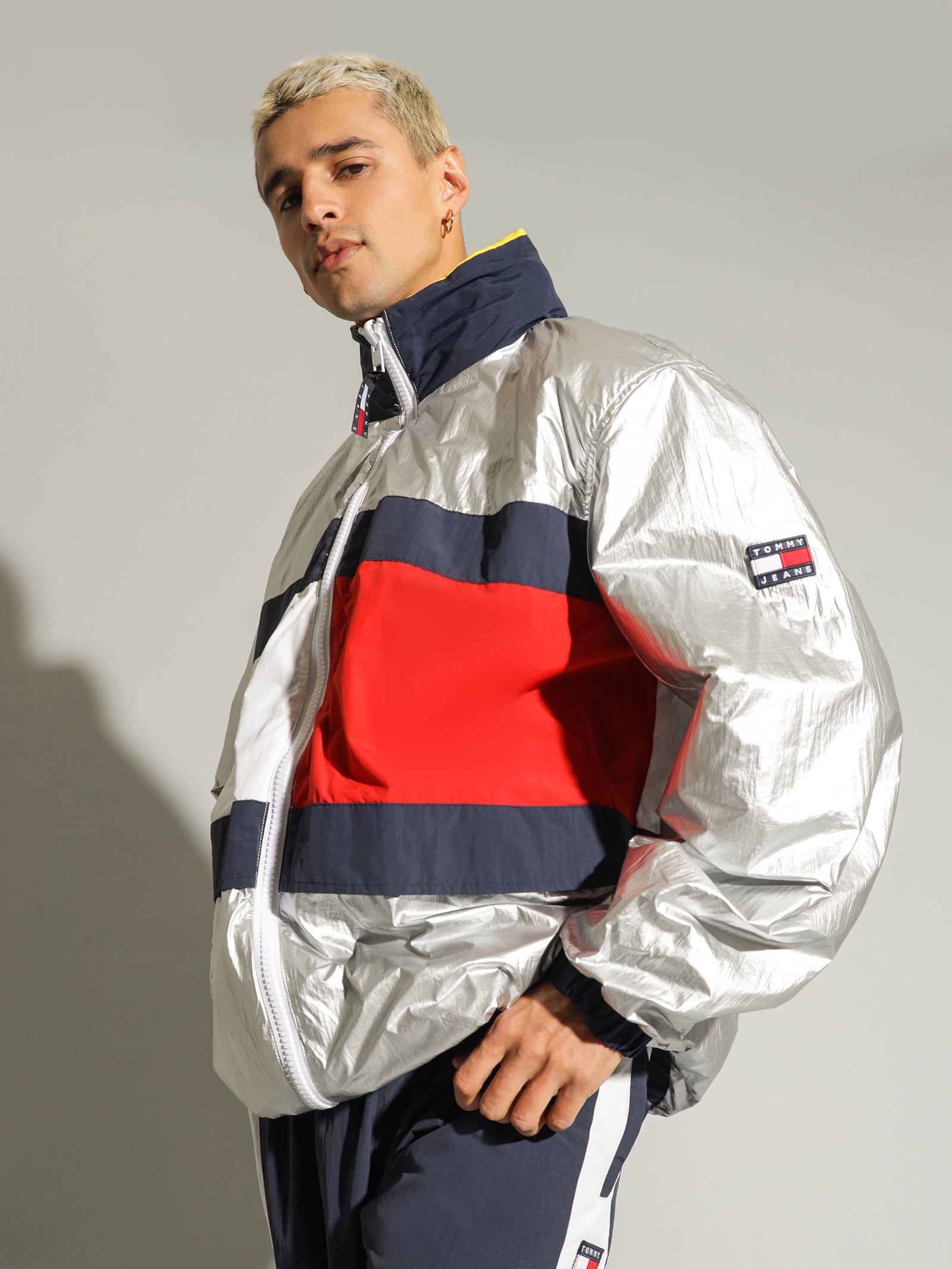 Reversible Archive Chicago Windbreaker