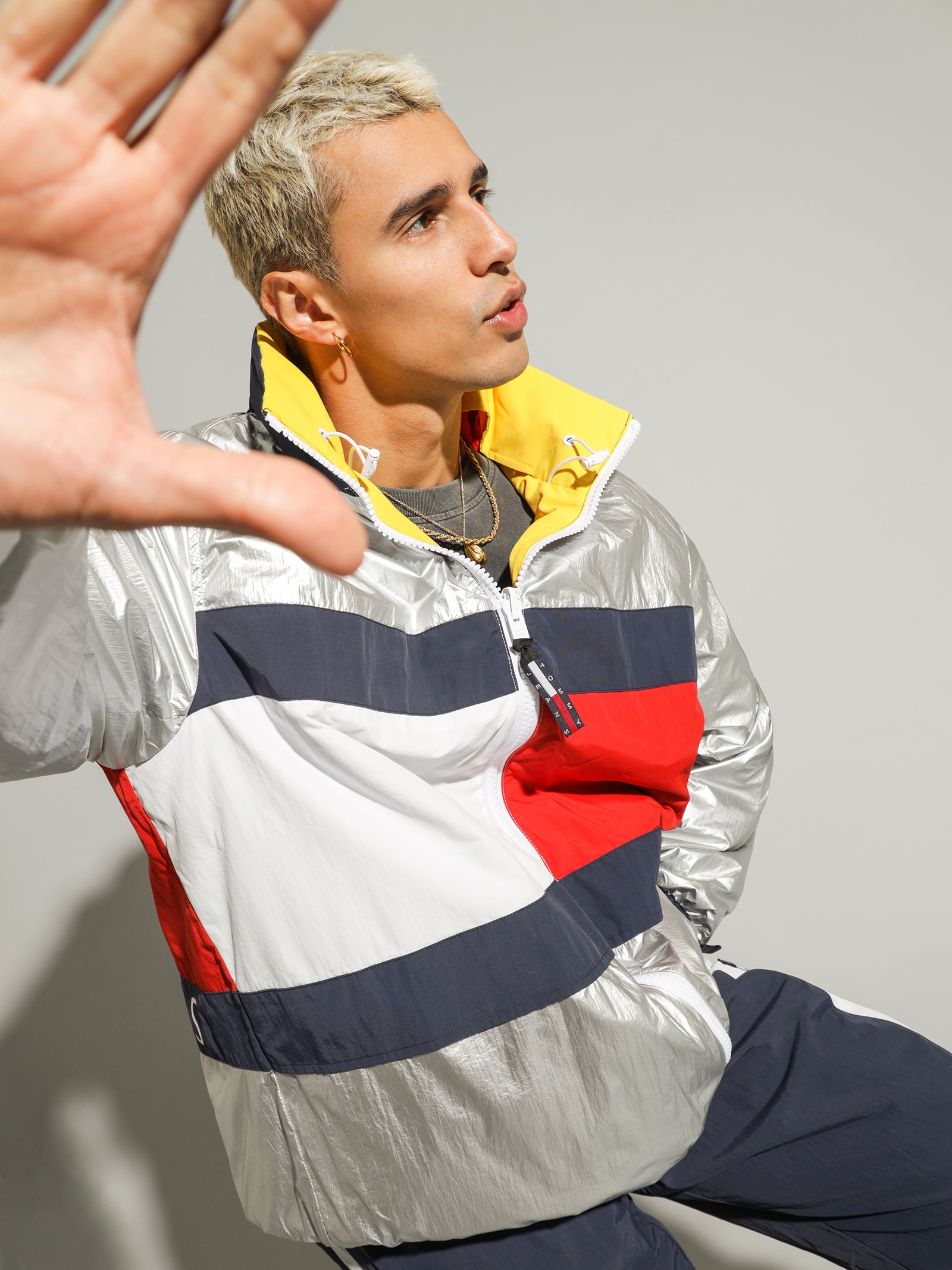 Reversible Archive Chicago Windbreaker