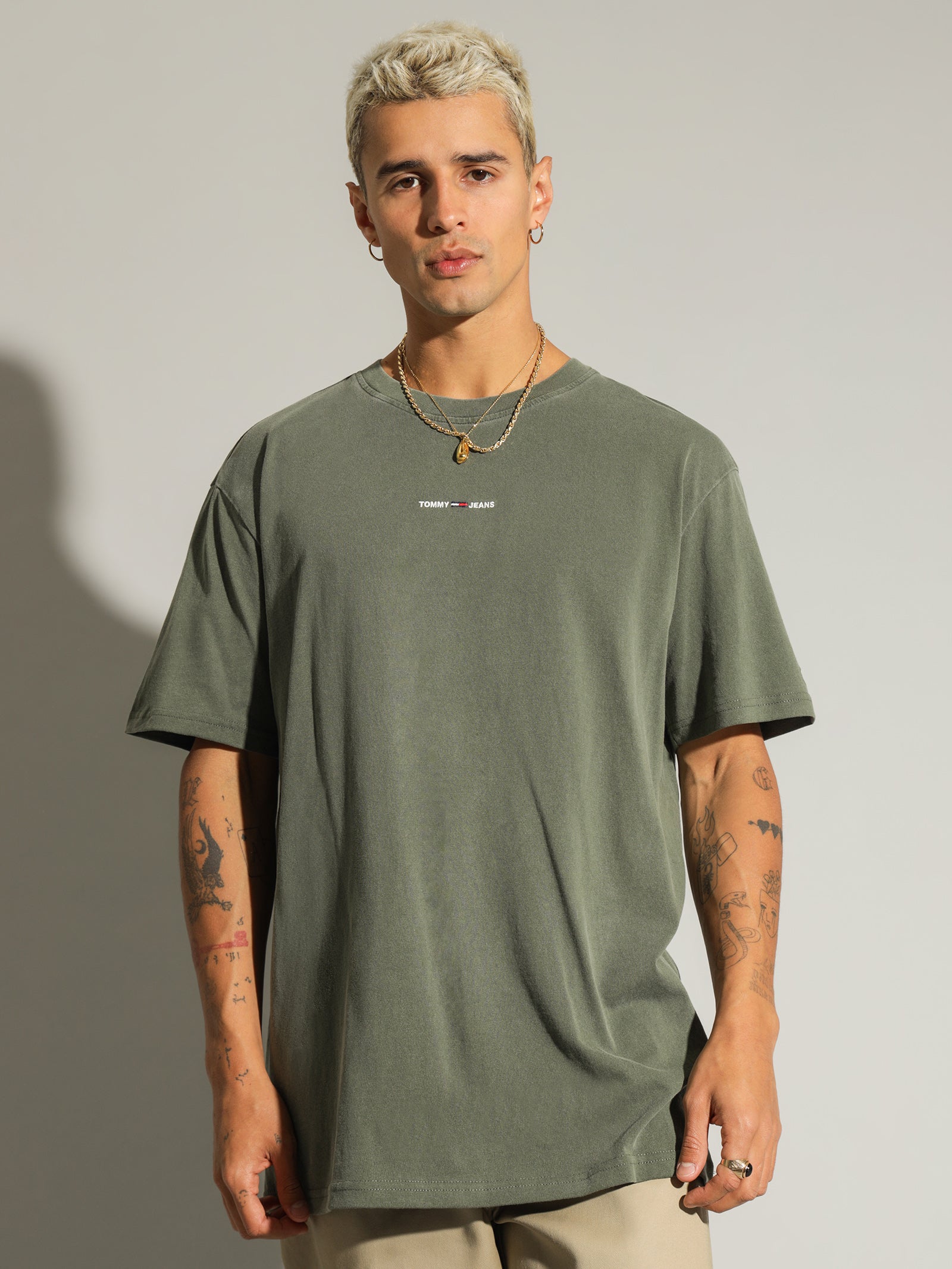 Logo Pigment Dyed T-Shirt