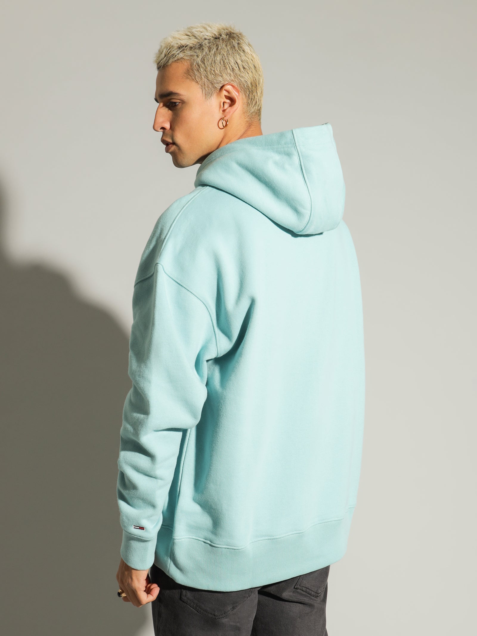 Signature Logo Relaxed Fit Hoodie