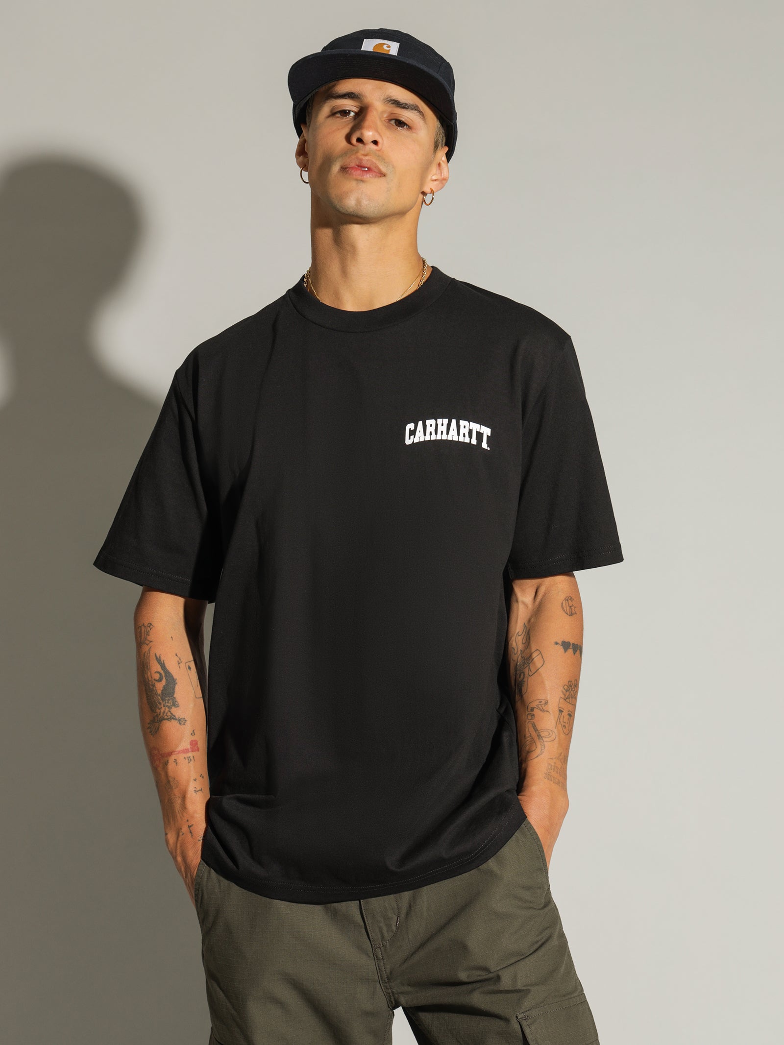 Short Sleeve University Script T-Shirt