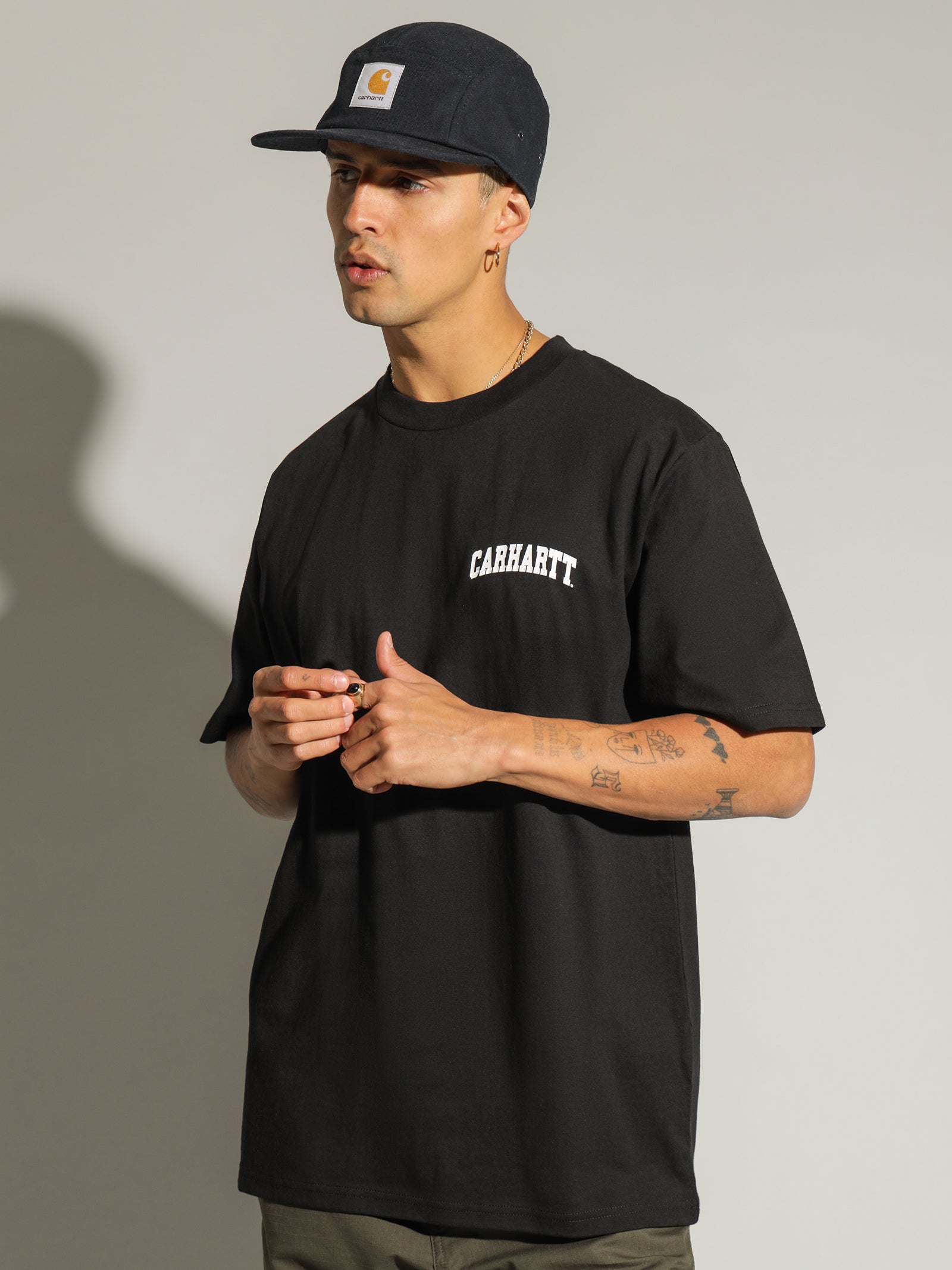 Short Sleeve University Script T-Shirt