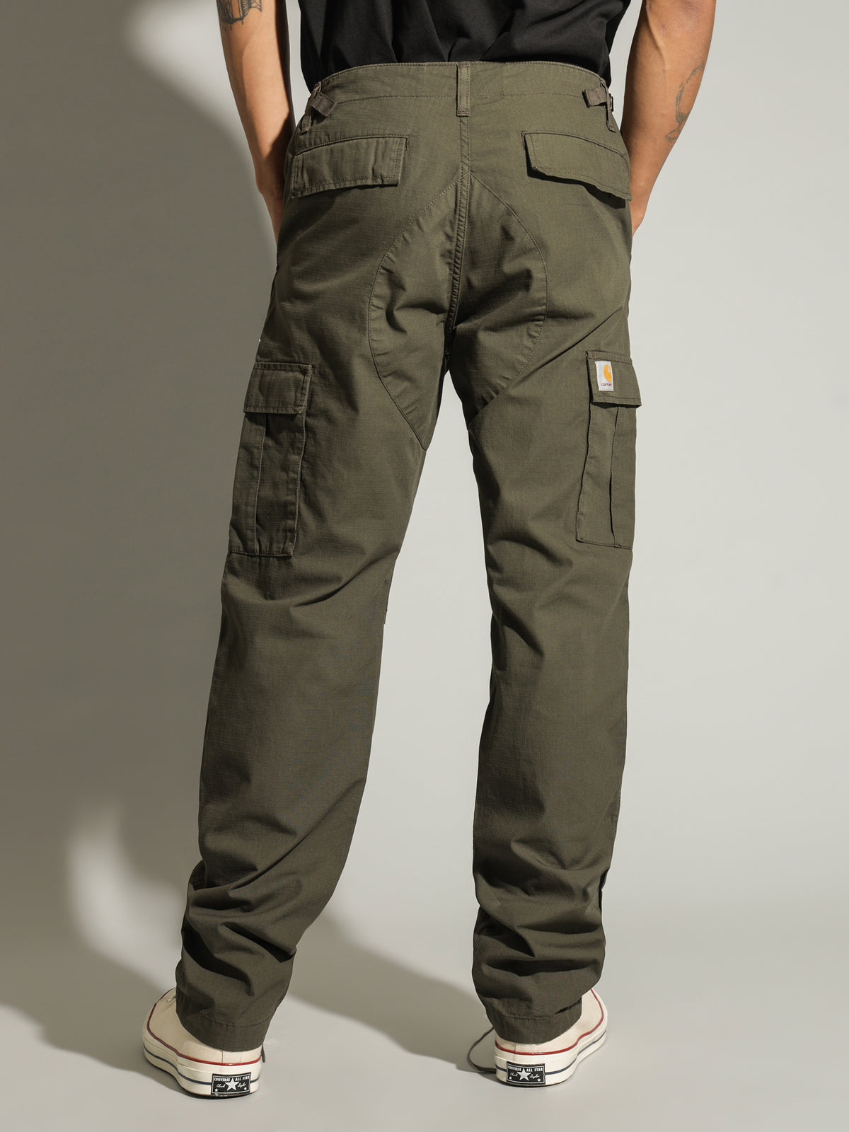 Aviation Pants in Cypress Rinsed