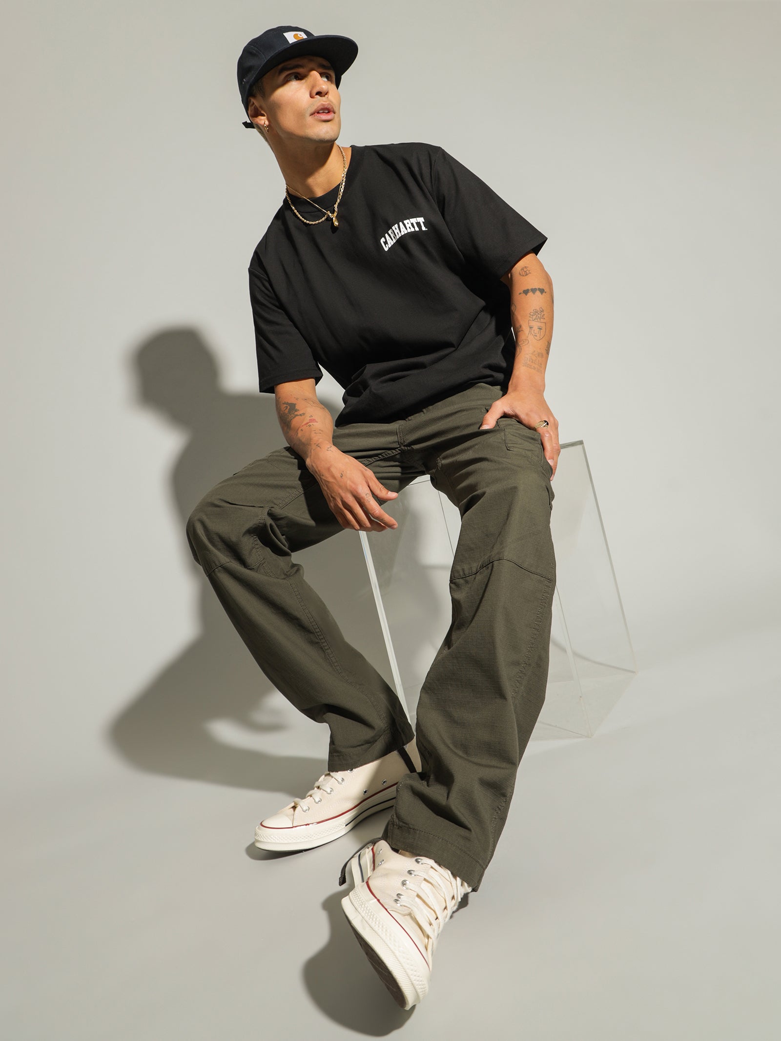 Short Sleeve University Script T-Shirt