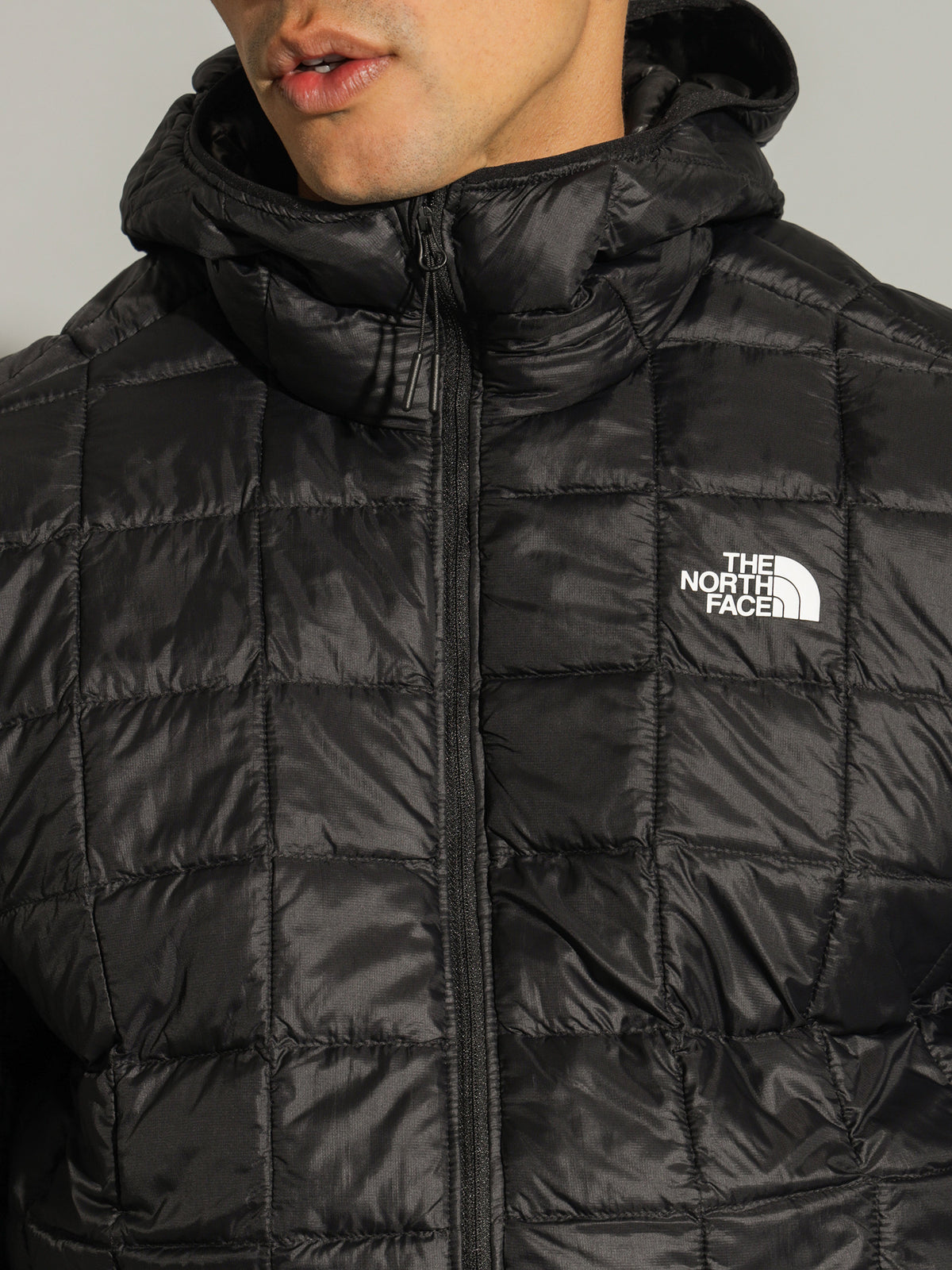 ThermoBall Eco Hoodie Puffer Jacket in Black
