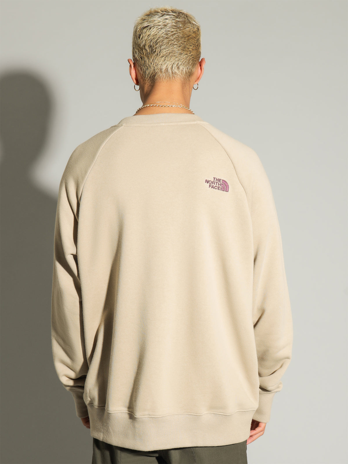The North Face Sim Logo Crew | Flax