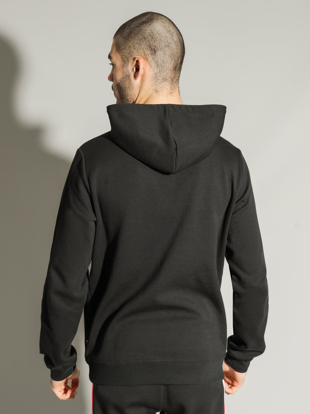 Theodore Hooded Sweater in Black