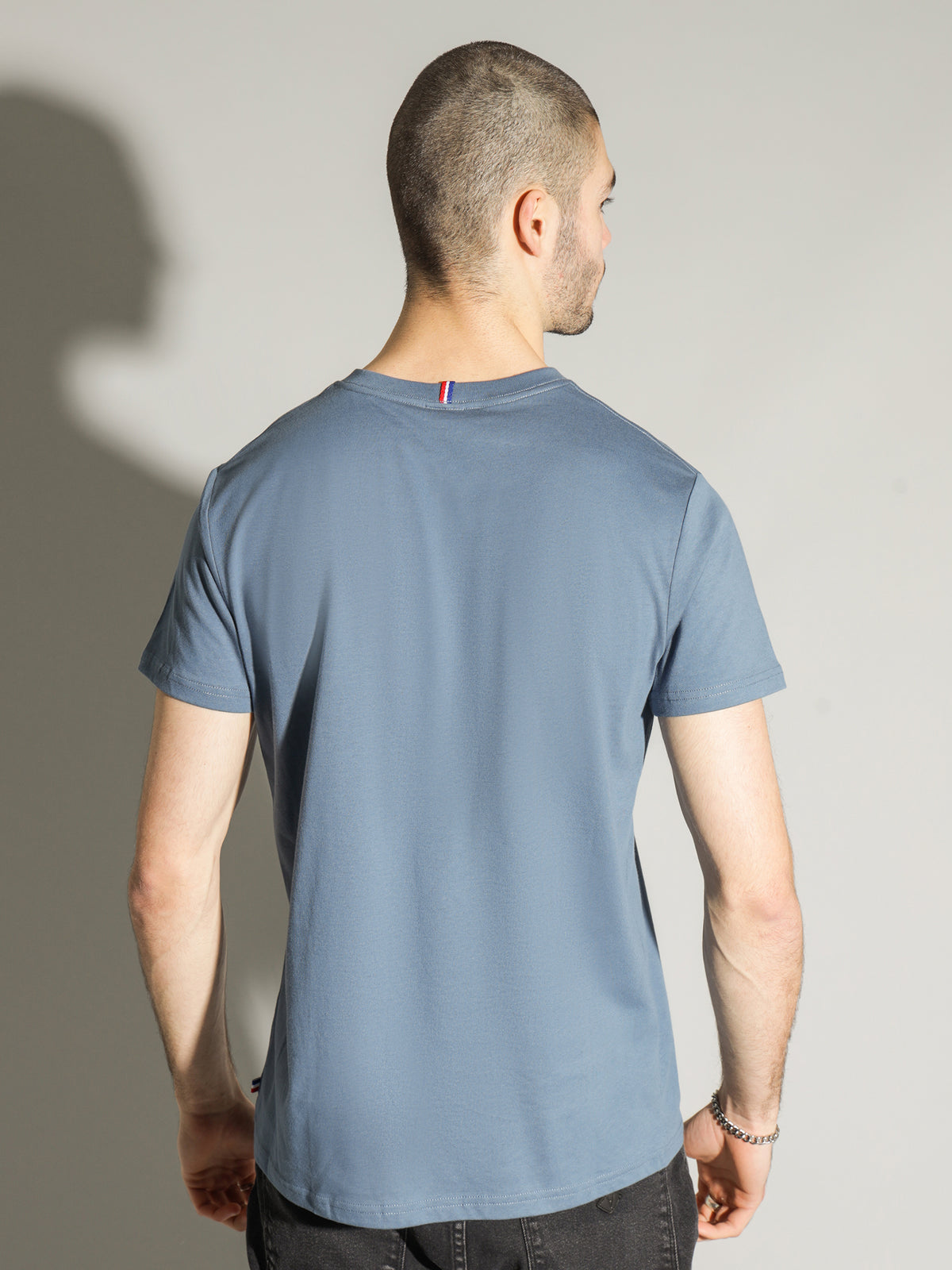 Essentiel Embroidered T-Shirt in Blue