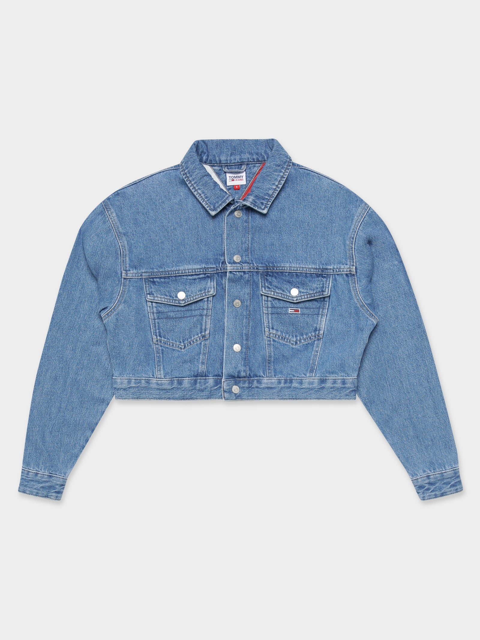 Cropped Trucker Denim Jacket