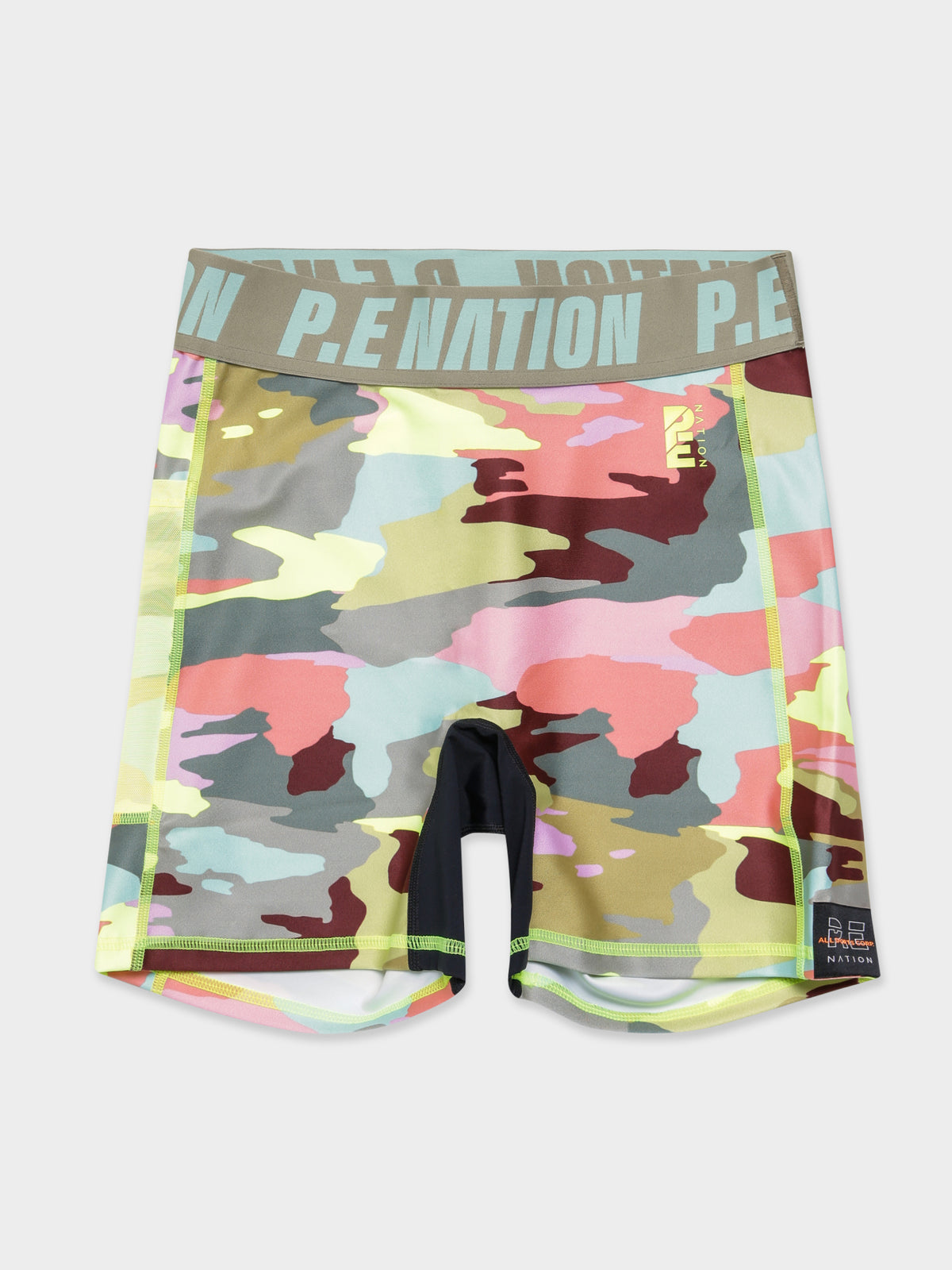 Longitude Shorts in Colour Camo Print