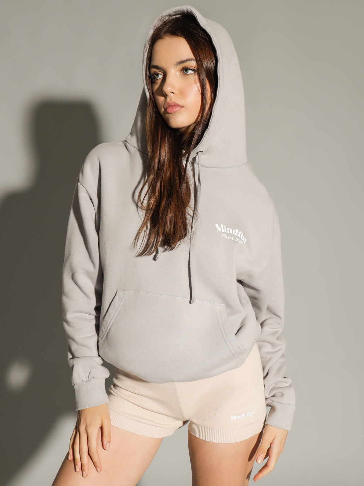 Relaxed Soho Hoodie in Stone