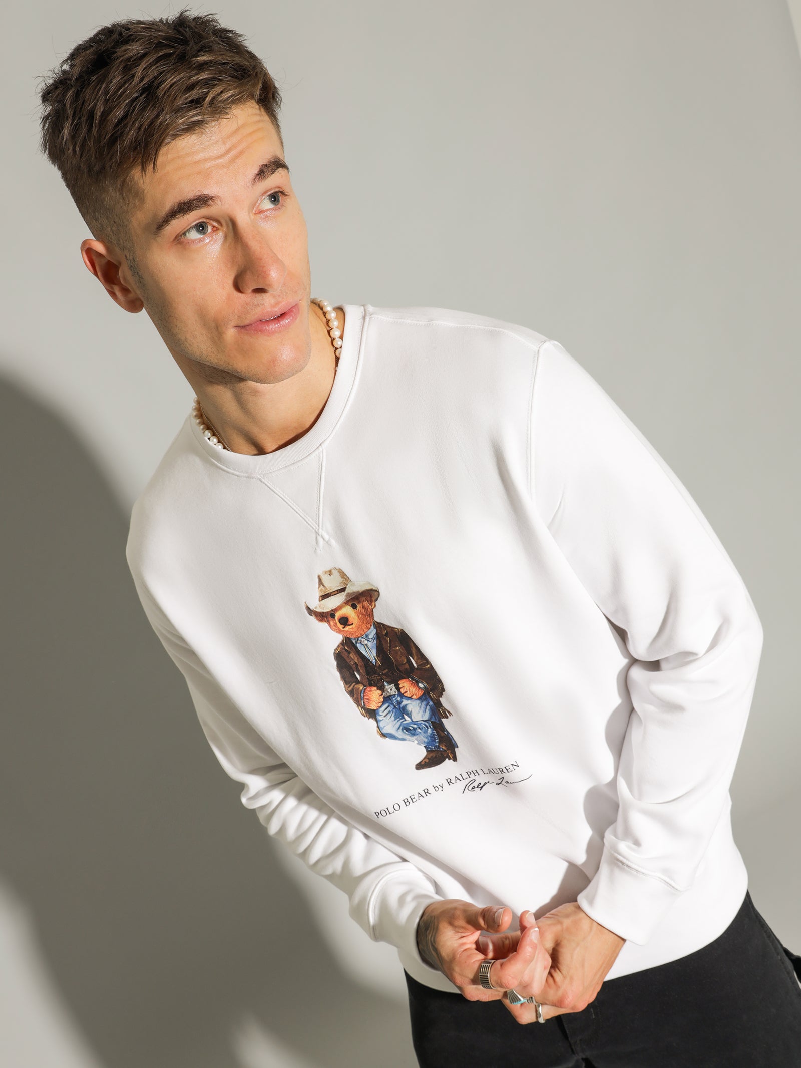 Cowboy Bear Crew Sweat