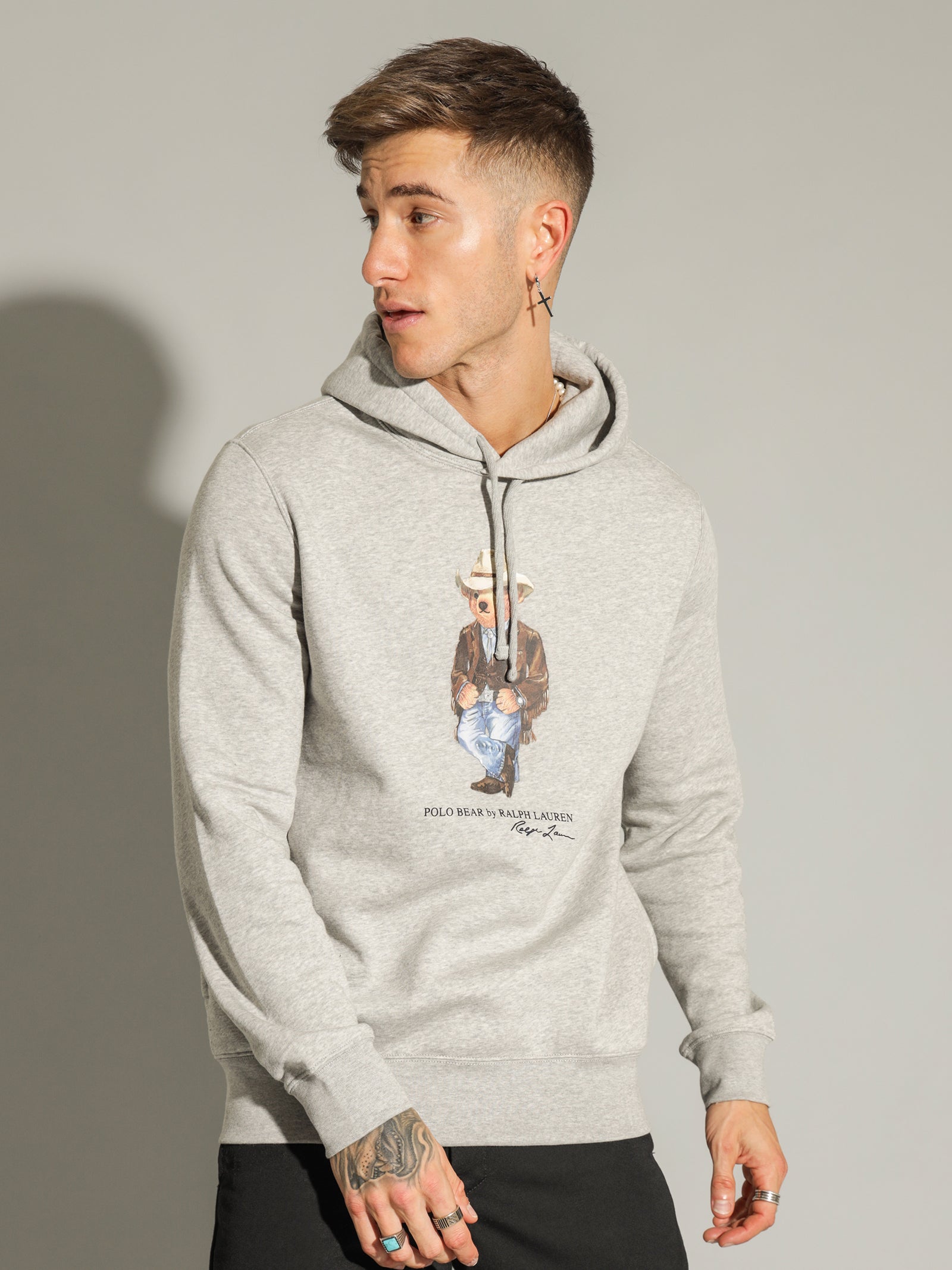 Cowboy Bear Hoodie - Main Image