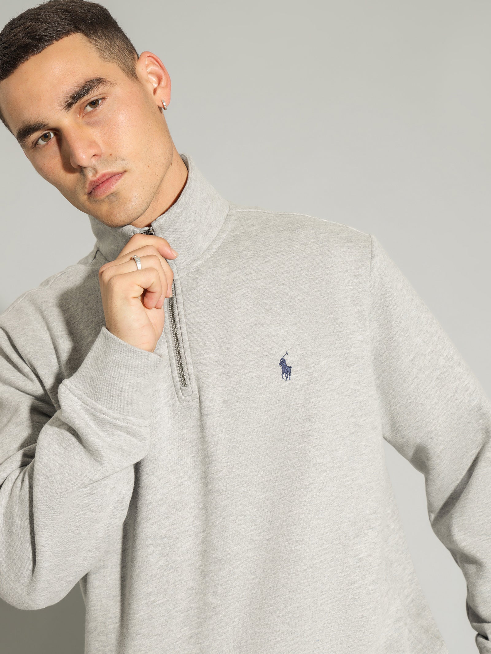 Vintage Zip Quarter Zip Sweat