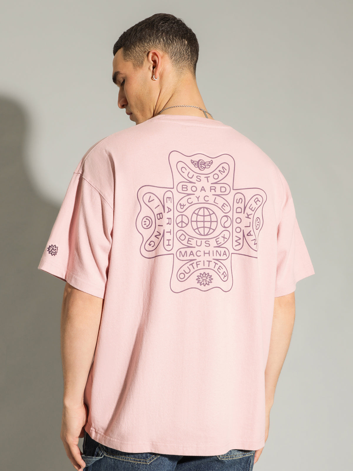 Mandala T-Shirt in Zephyr Pink