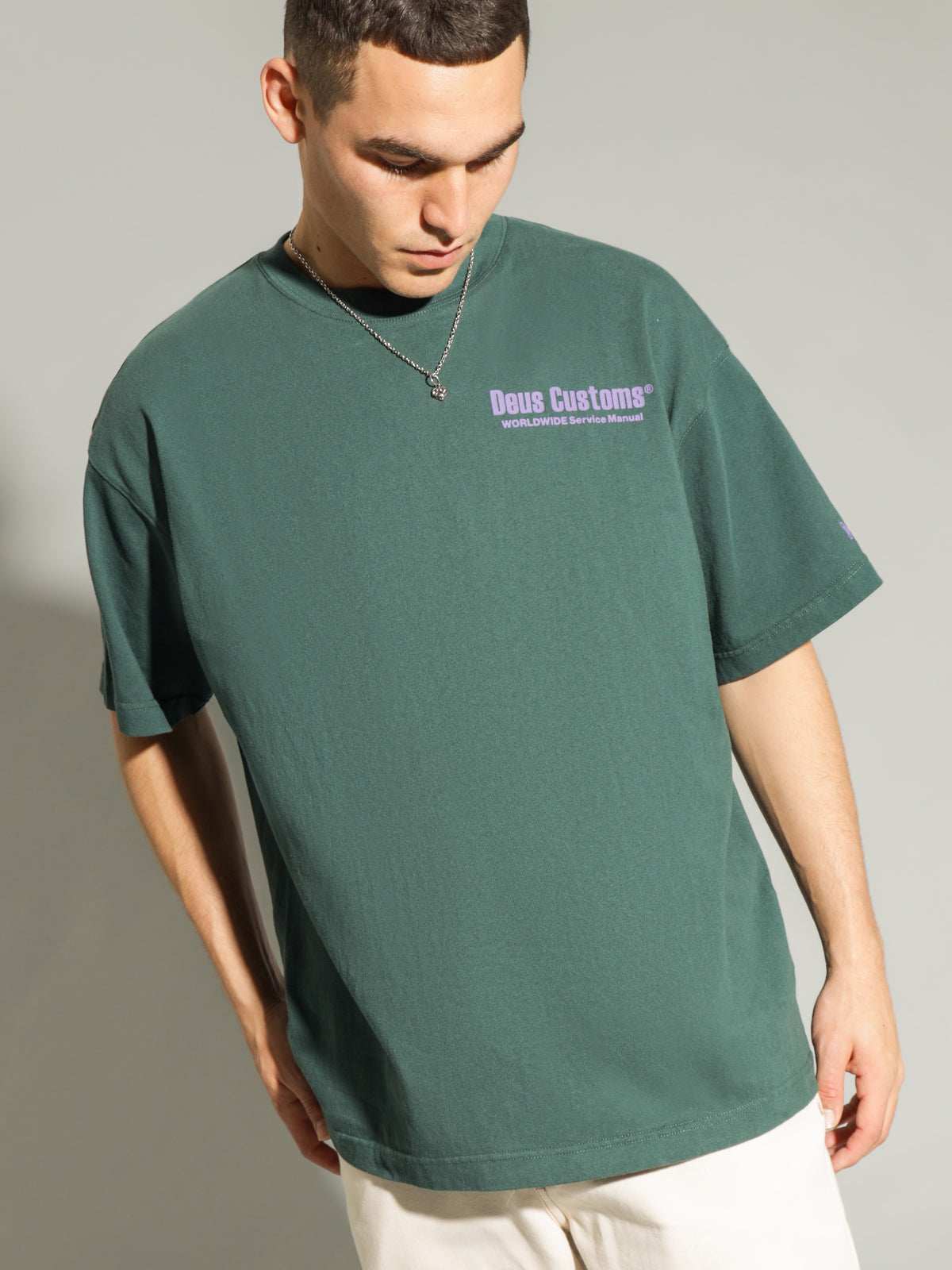 Vertical T-Shirt in Trek Green