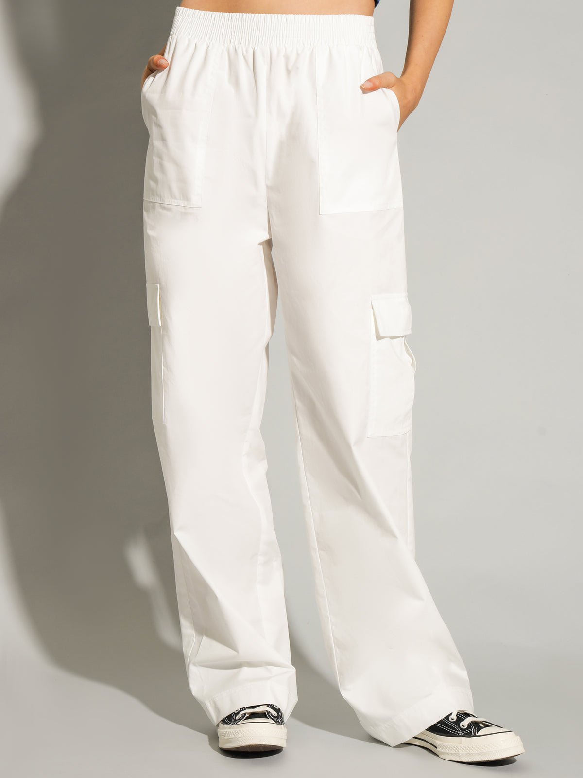 Down Town Cargo Pants in Off White