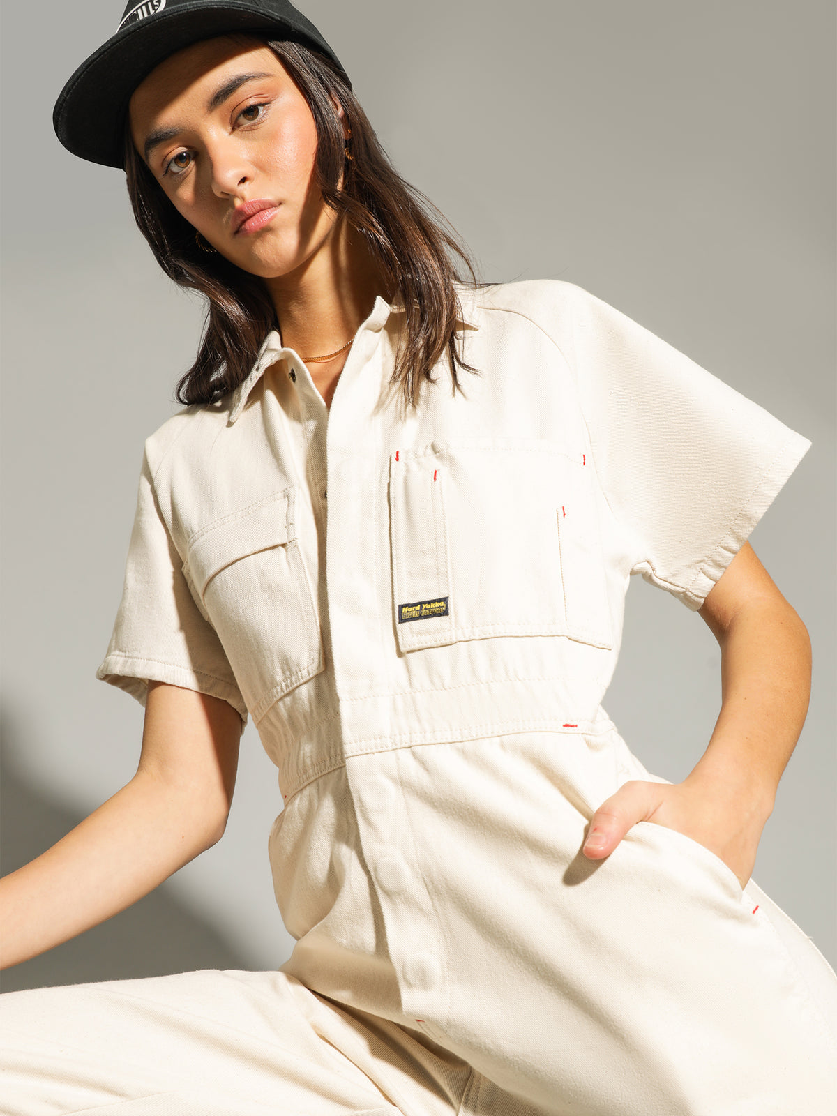 Hard Yakka Coveralls in Unbleached White