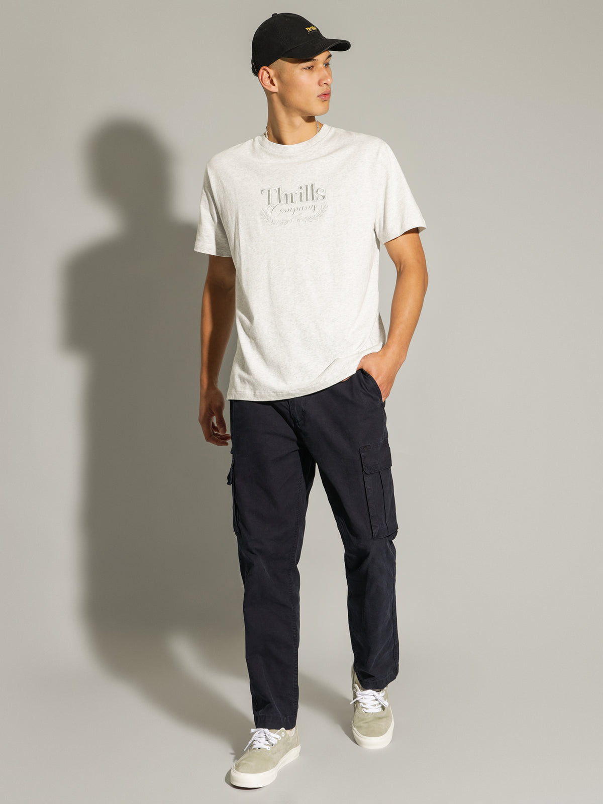 Thrills Slacker Cargo Pants | Navy