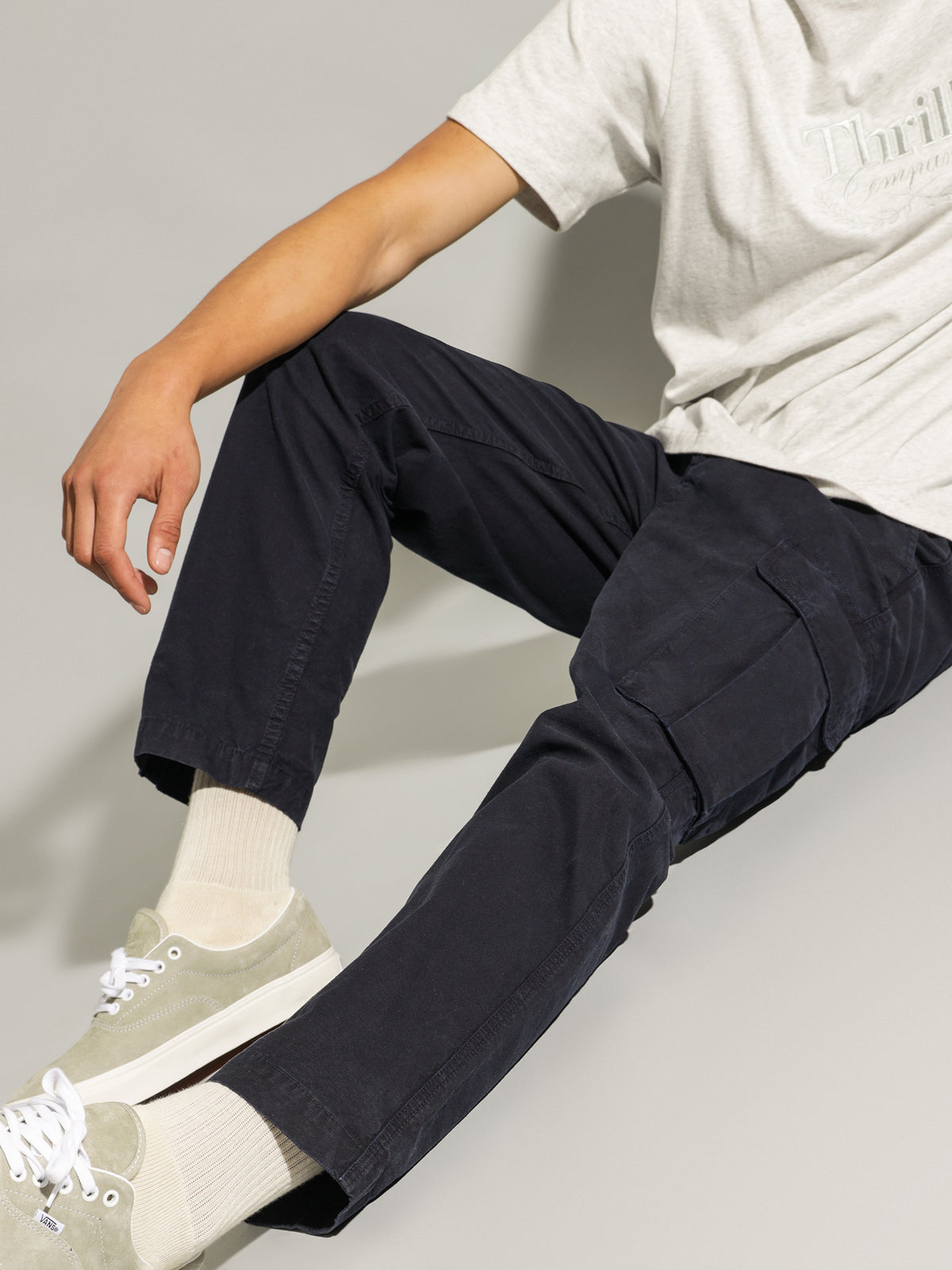 Thrills Slacker Cargo Pants | Navy