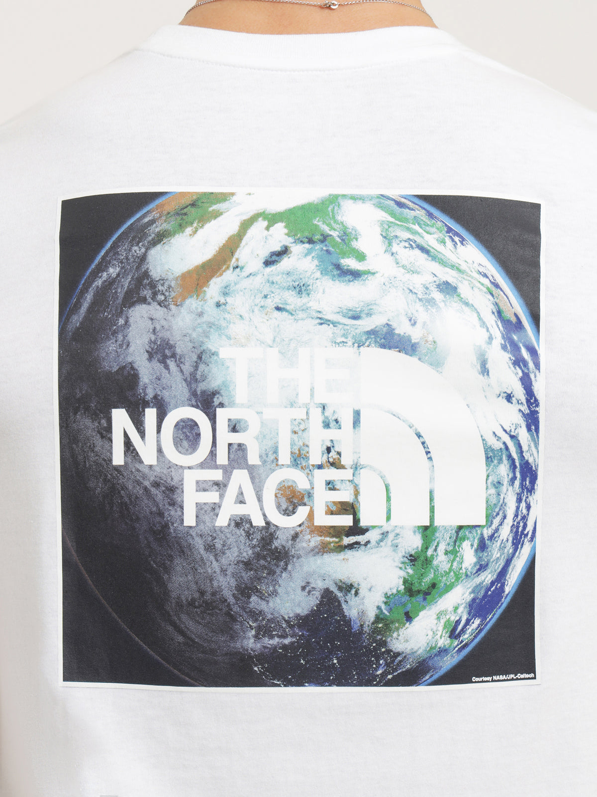 Short Sleeve Earth Day Recycled T-Shirt in White