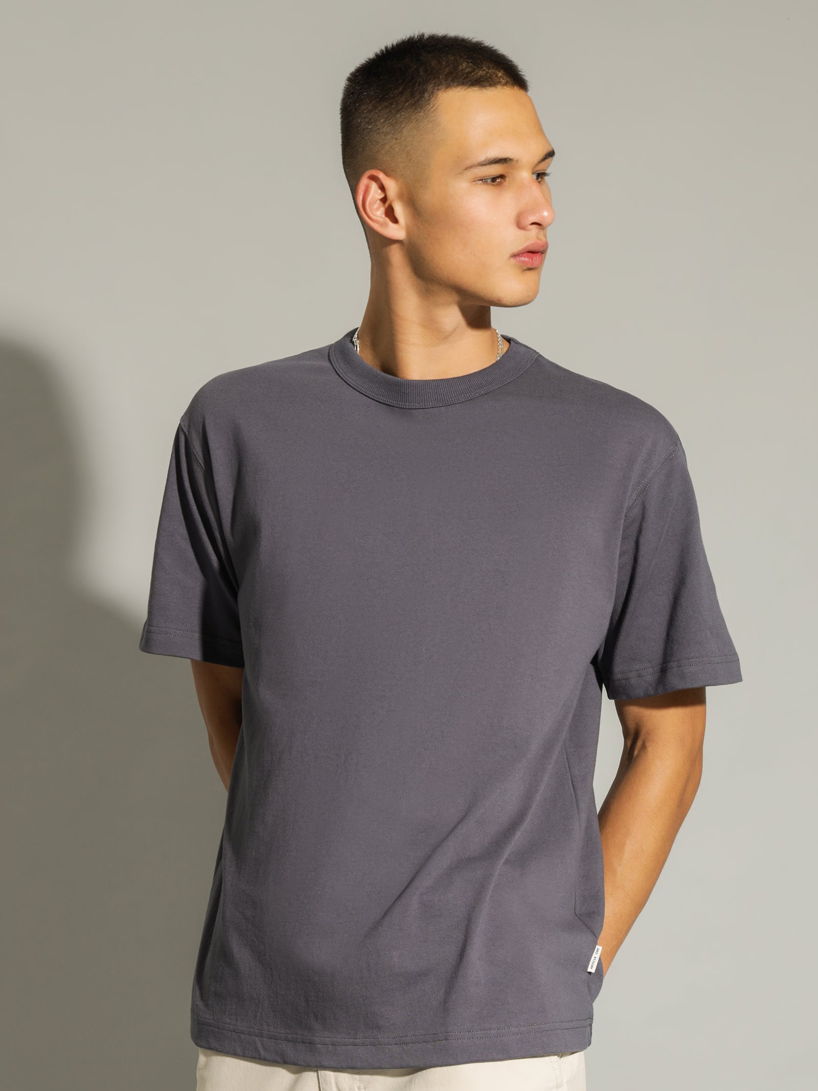 Article One Heavyweight Crew T-Shirt Marine | Glue Store