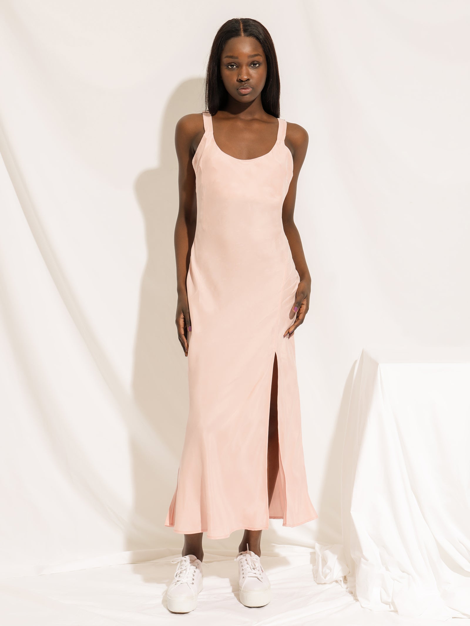 Harlow Cupro Slip Dress