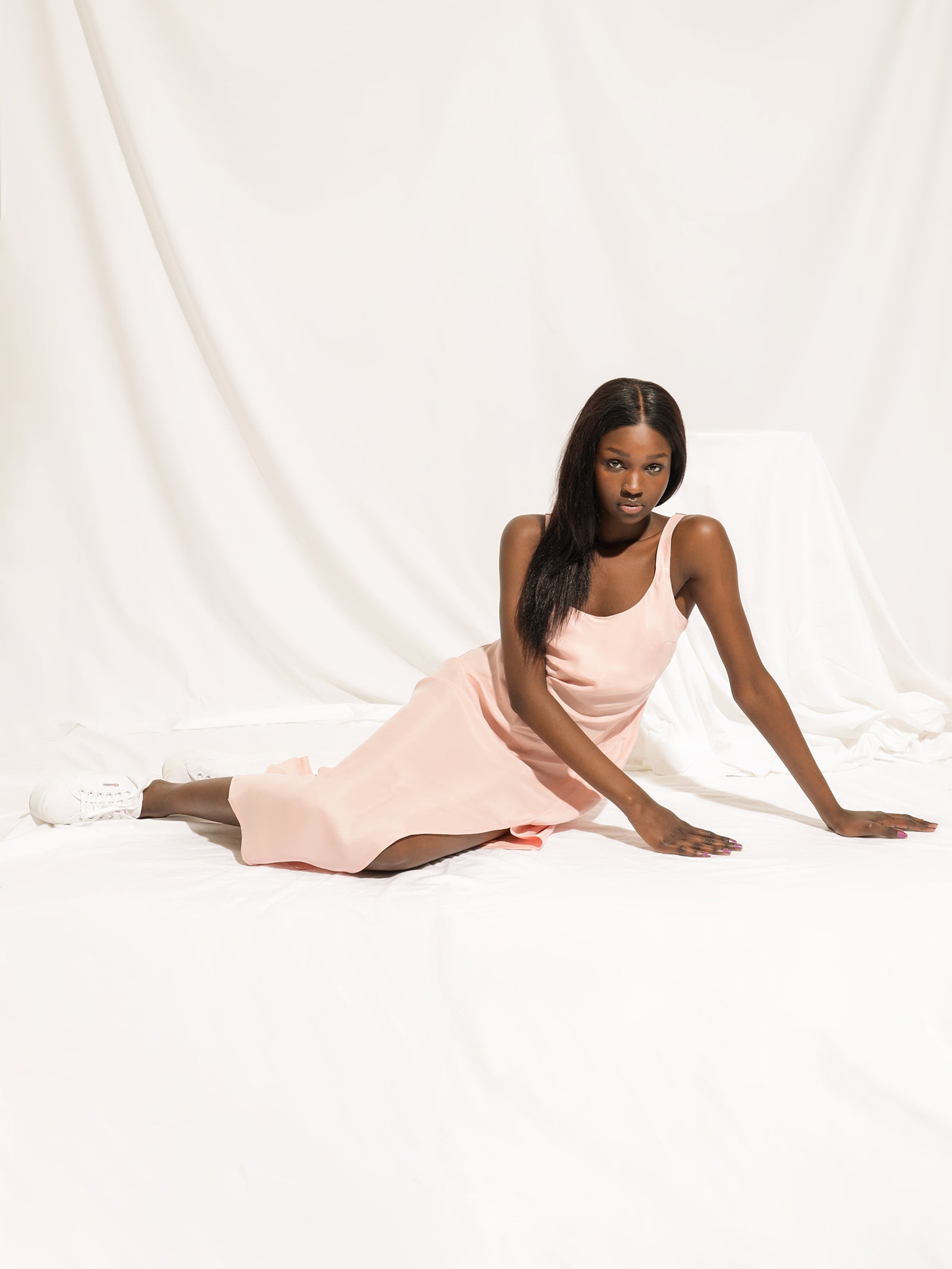 Harlow Cupro Slip Dress