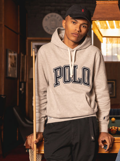 RL Applique Hooded Fleece