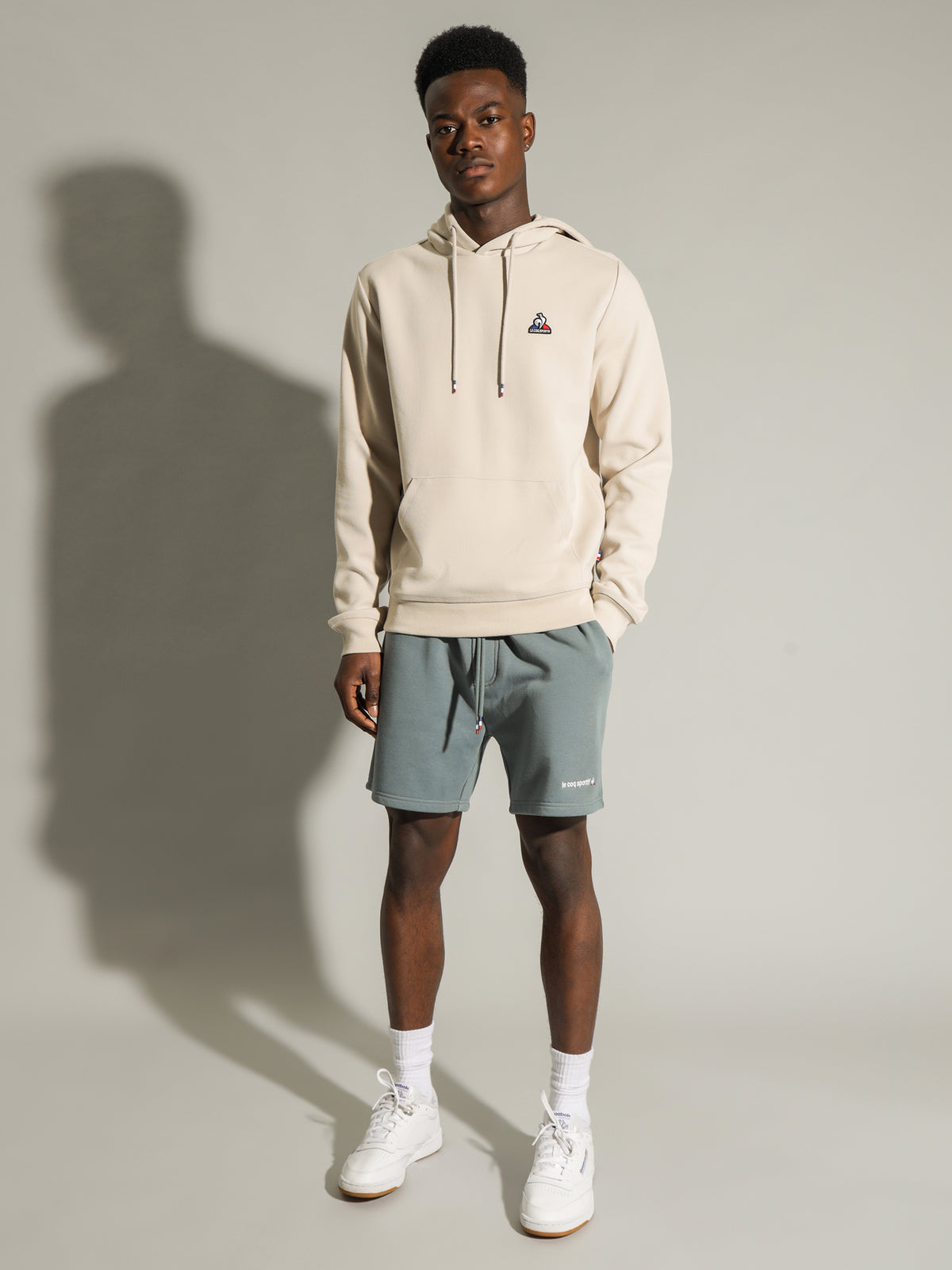 Le Coq Sportif Essentiel Hooded Sweat | Oat
