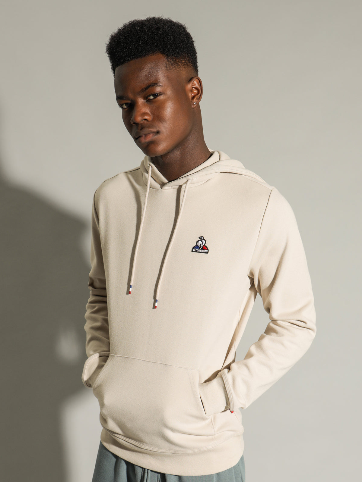Le Coq Sportif Essentiel Hooded Sweat | Oat