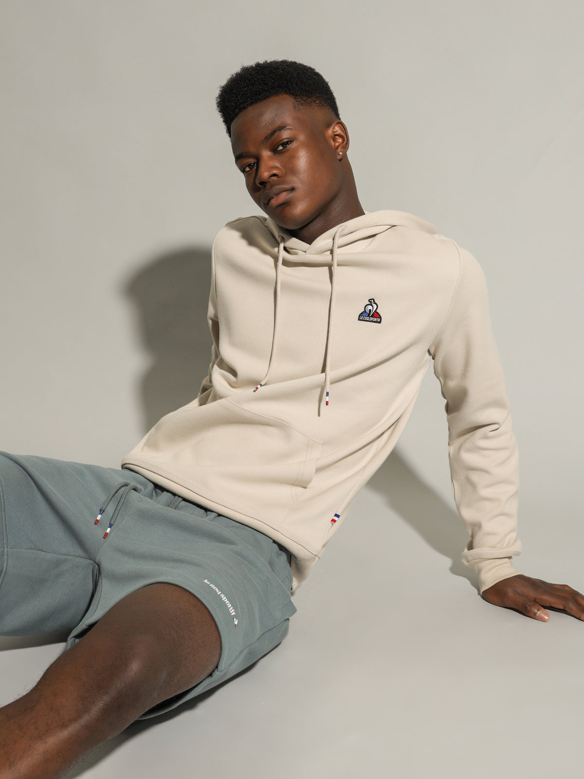 Le Coq Sportif Essentiel Hooded Sweat | Oat
