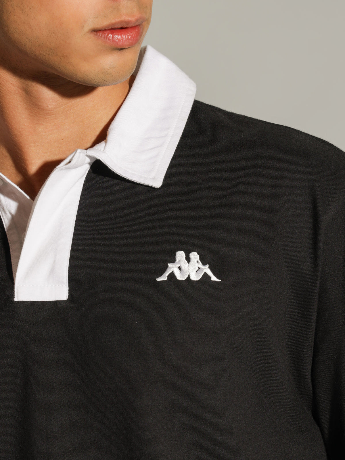 Kappa Authentic Hubi T-Shirt | A0A Black - White Bright