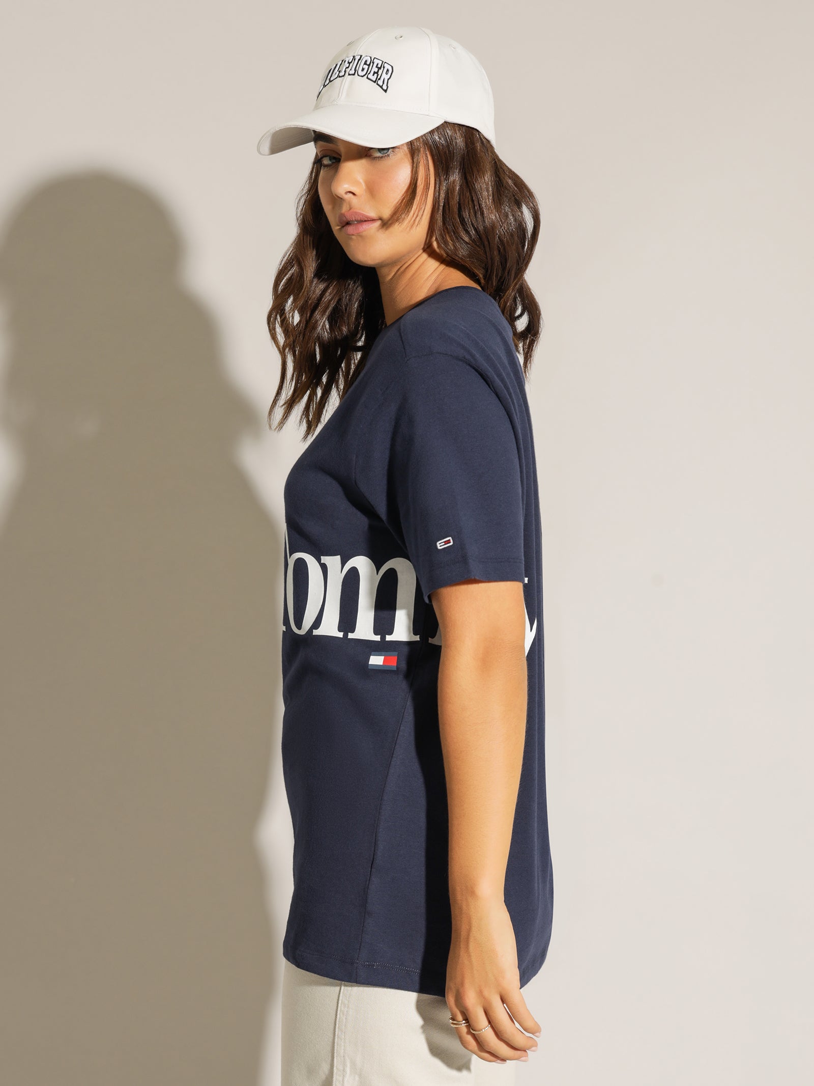 Oversized Bold Tommy Short Sleeve T-Shirt