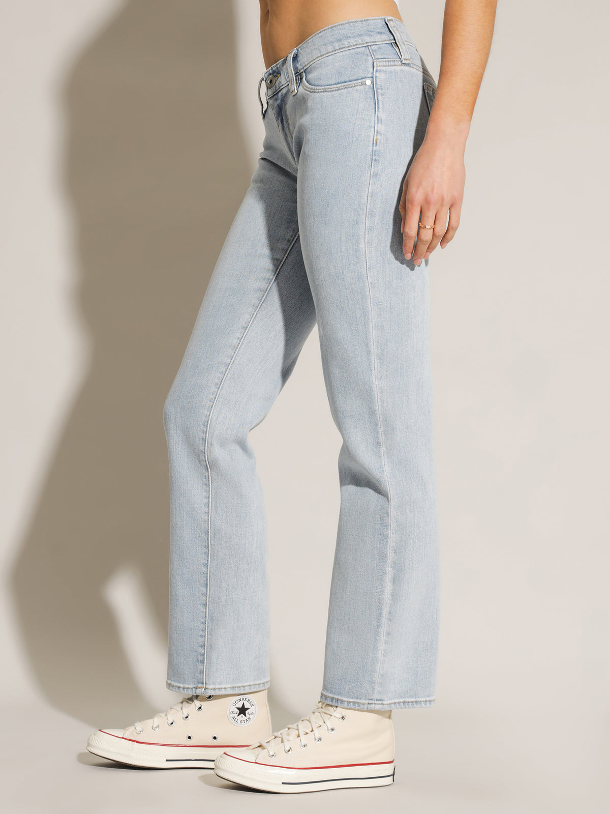 Britney Low Rise Jeans in Fresh Blue