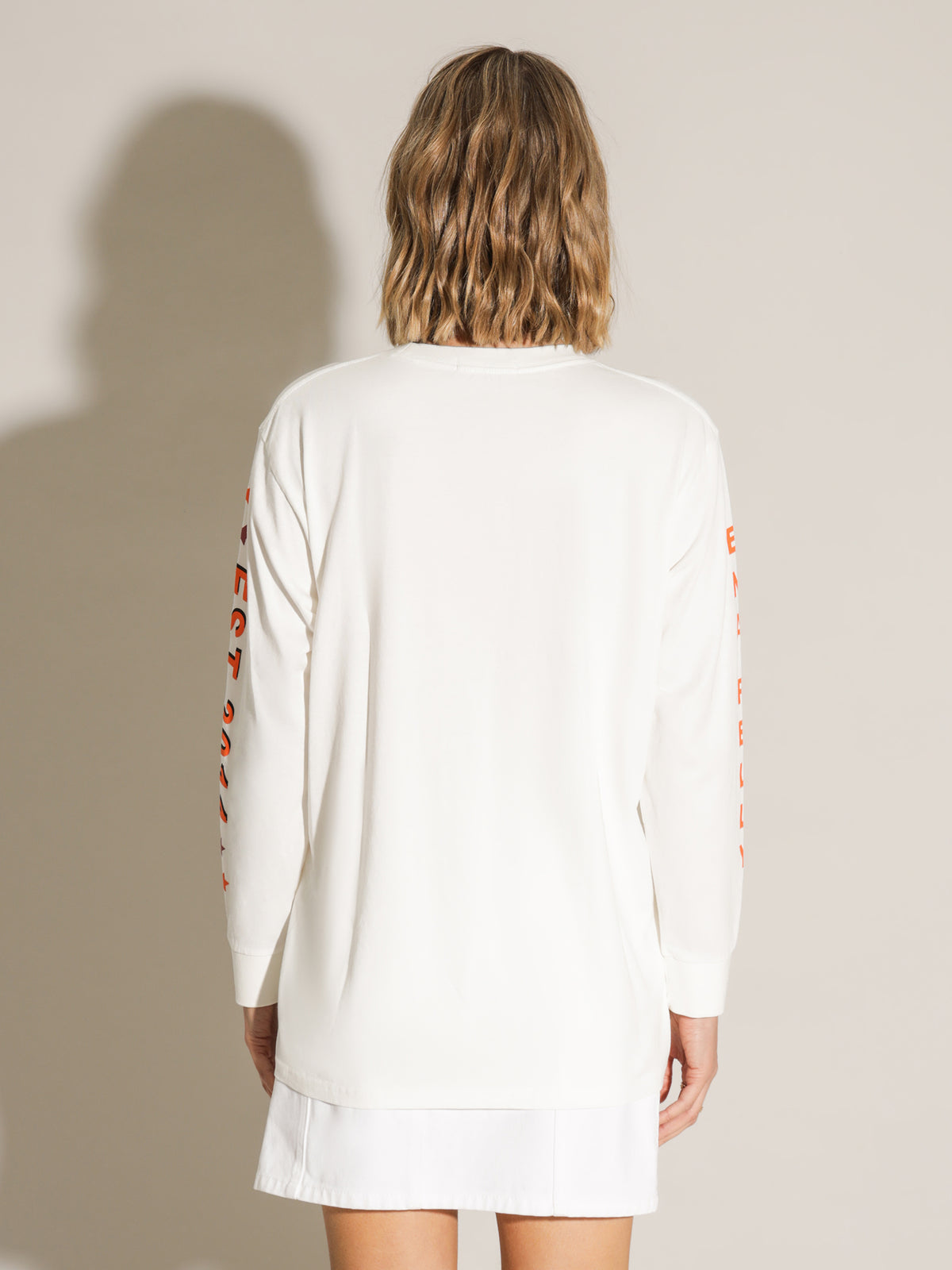 Ena Pelly Stars Align Long Sleeve T-Shirt | White