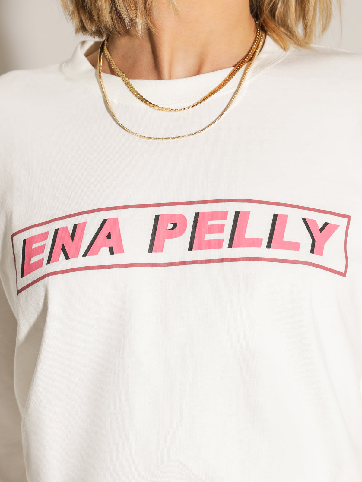 Ena Pelly Stars Align Long Sleeve T-Shirt | White