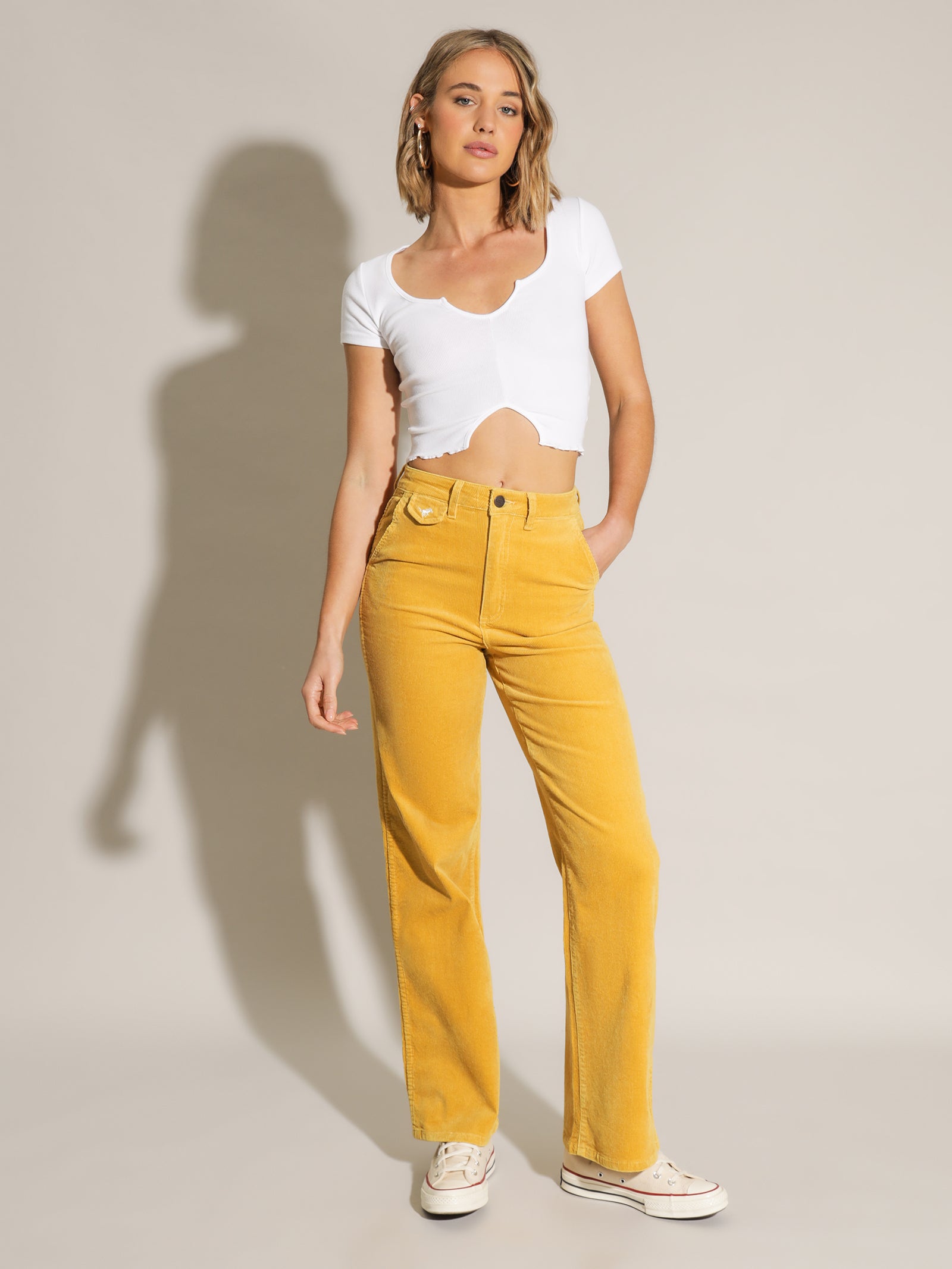 Hi Bells Sunshine Cord Jeans - Main Image