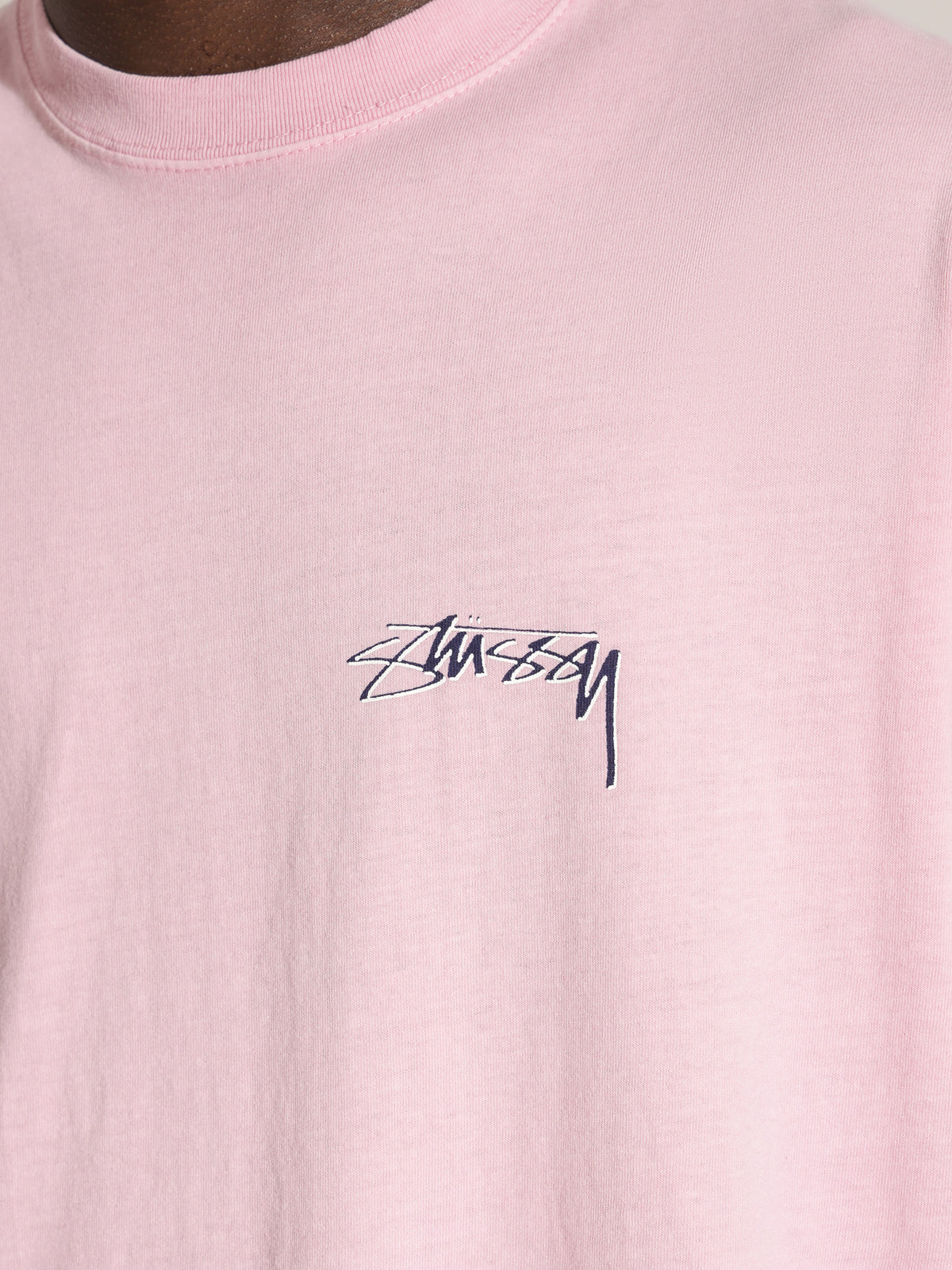 Shadow Script T-Shirt in Pink