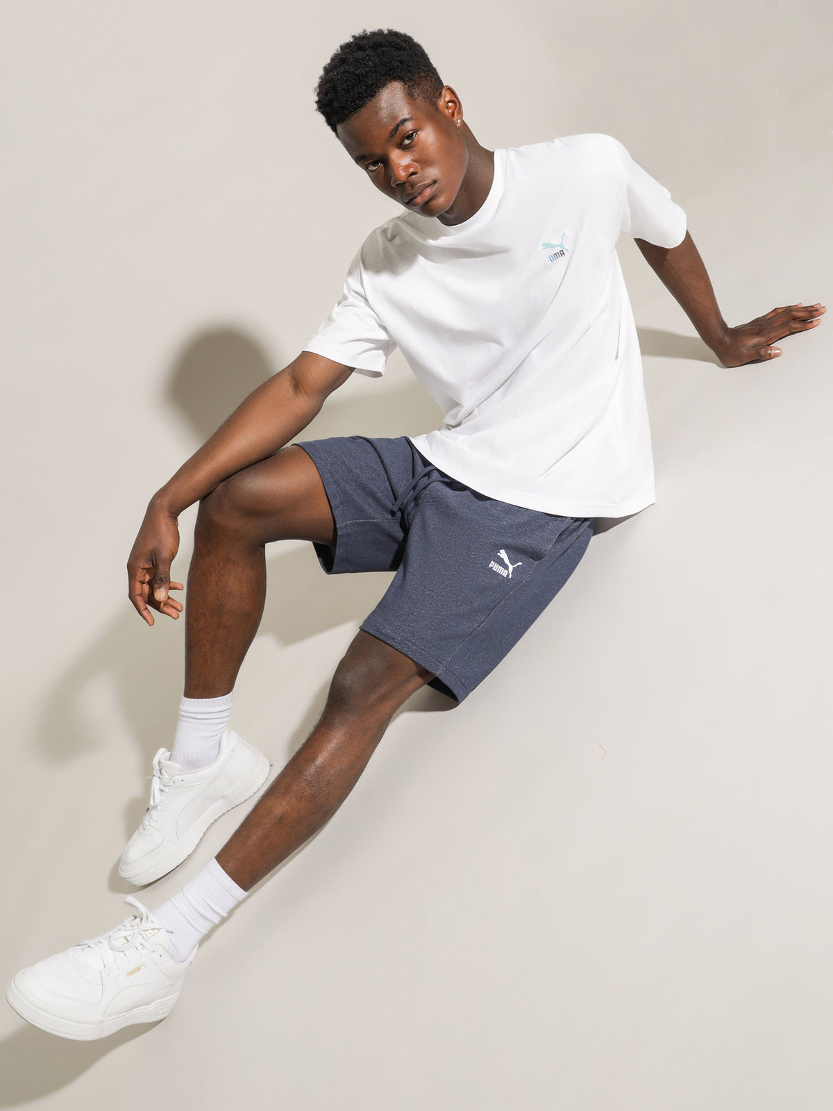 Puma Classic Denim Shorts | Indigo