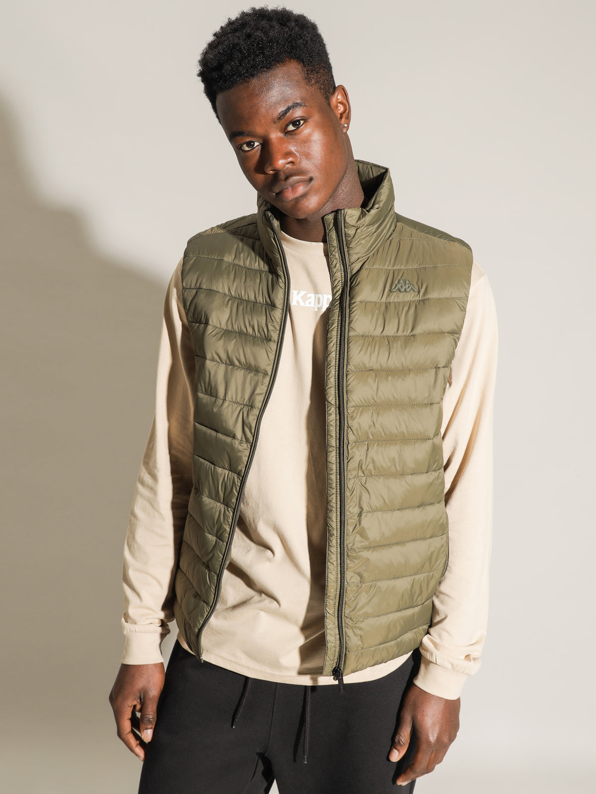 Orion Puffer Vest in Military