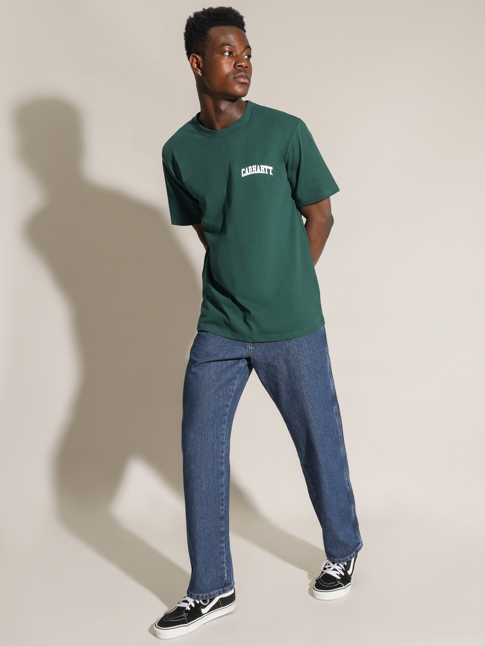 Short Sleeve University Script T-Shirt